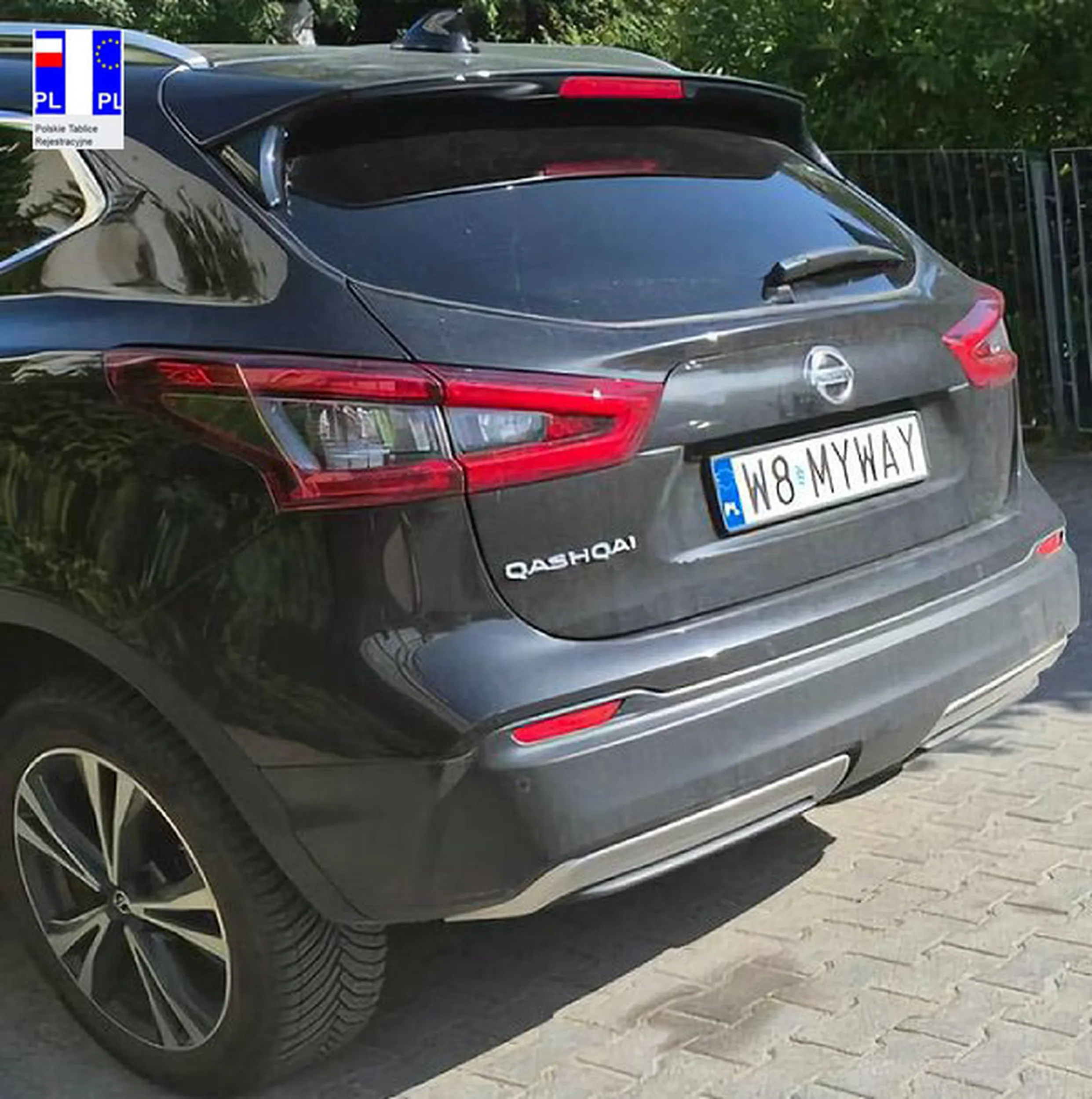Fajny numer, blacha W8 MYWAY
