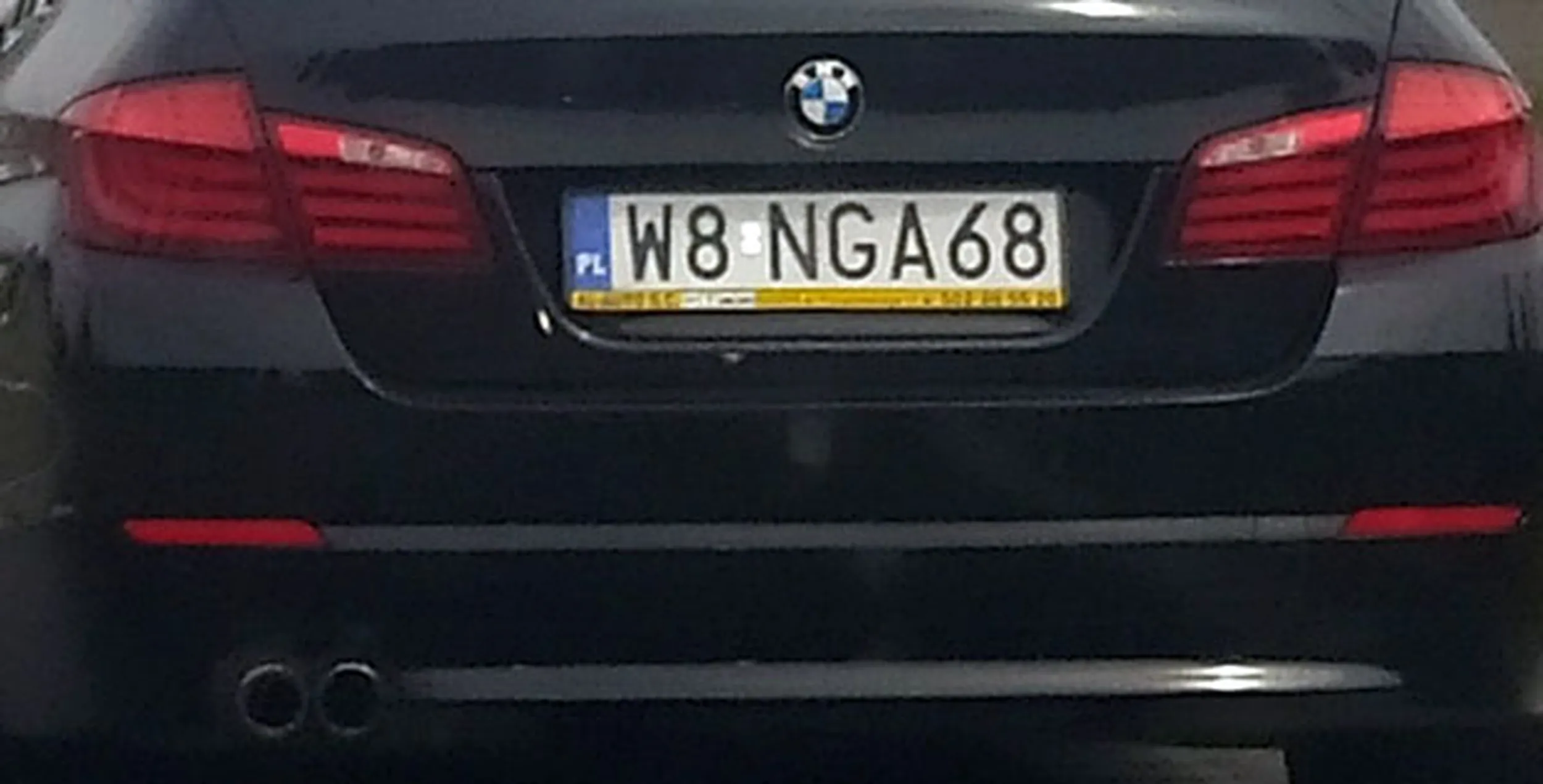 Fajny numer, blacha W8 NGA68