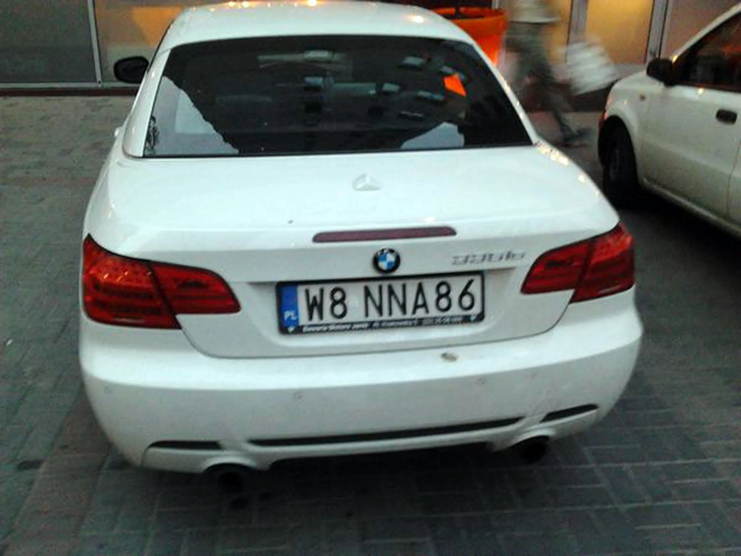 Fajny numer, blacha W8 NNA86