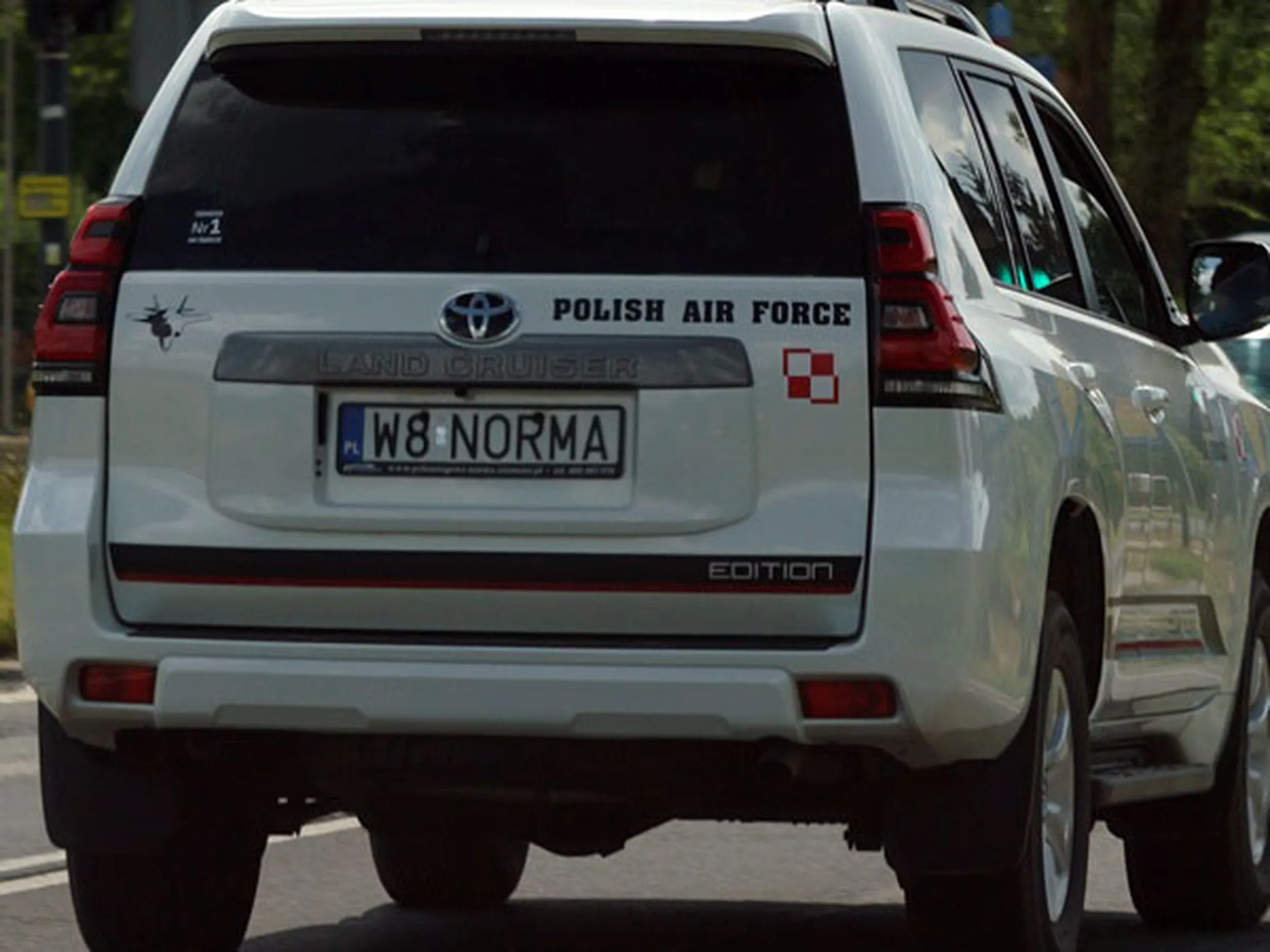 Fajny numer, blacha W8 NORMA