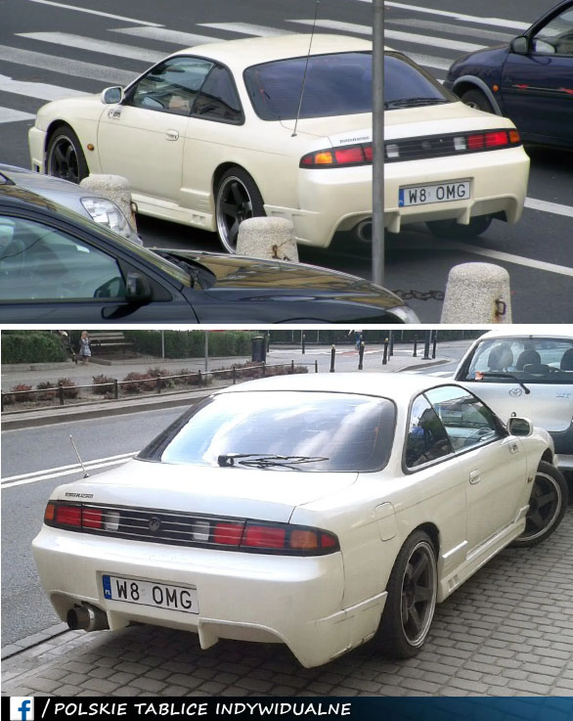 Fajny numer, blacha W8 OMG