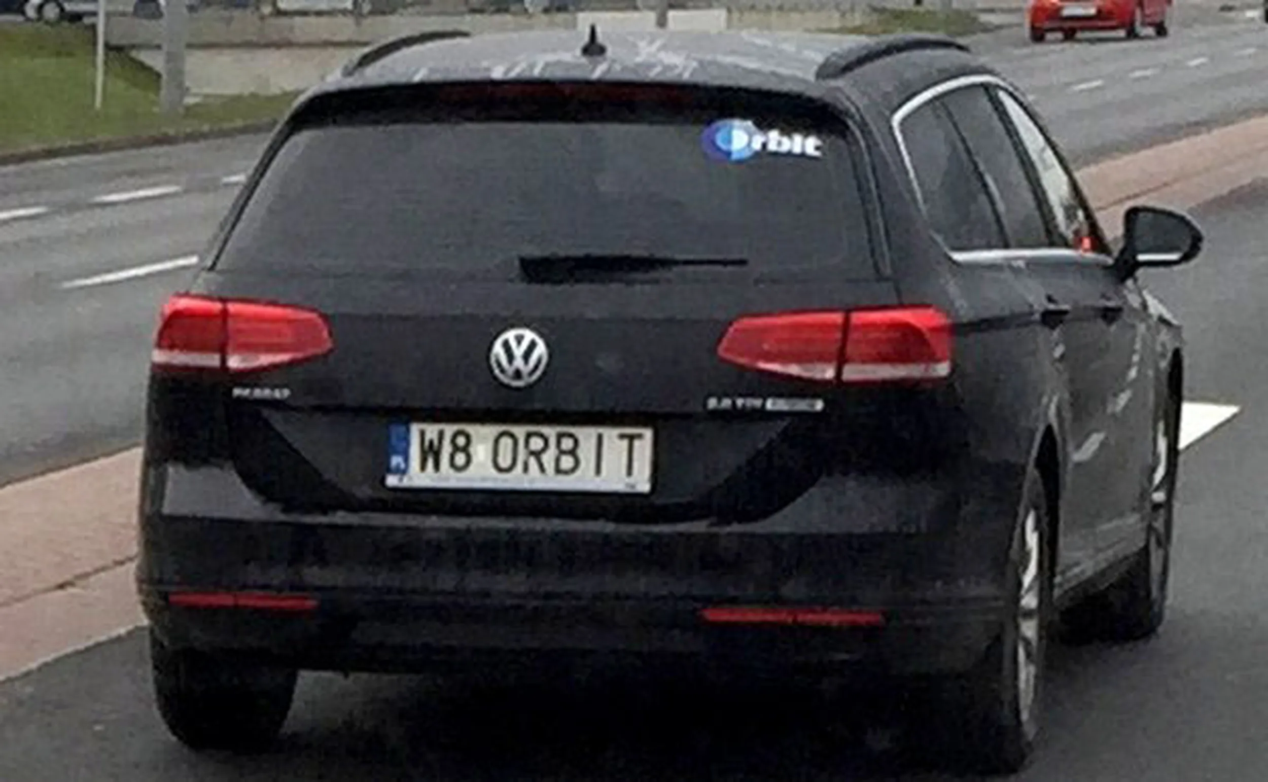 Fajny numer, blacha W8 ORBIT