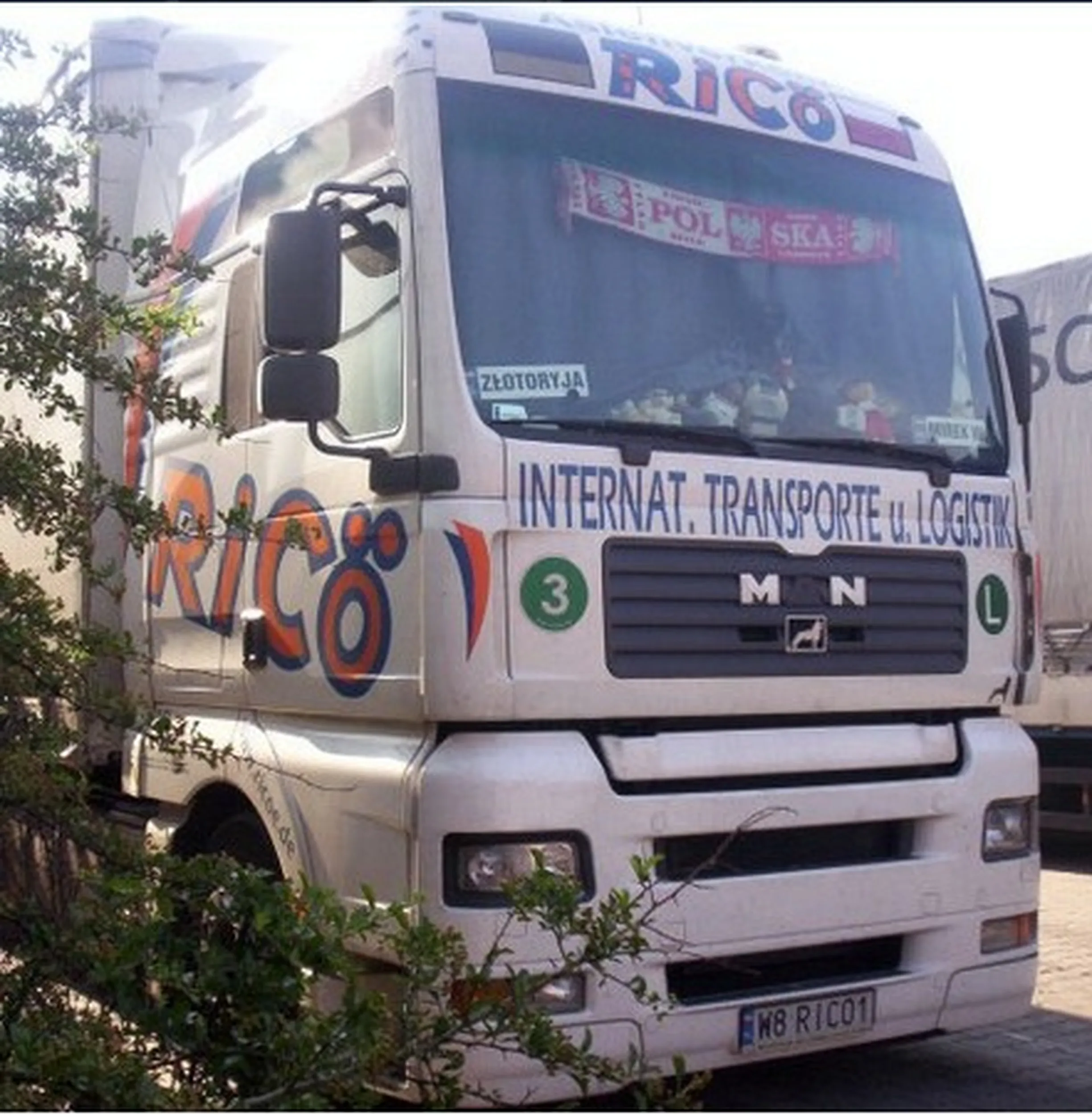 Fajny numer, blacha W8 RICO1