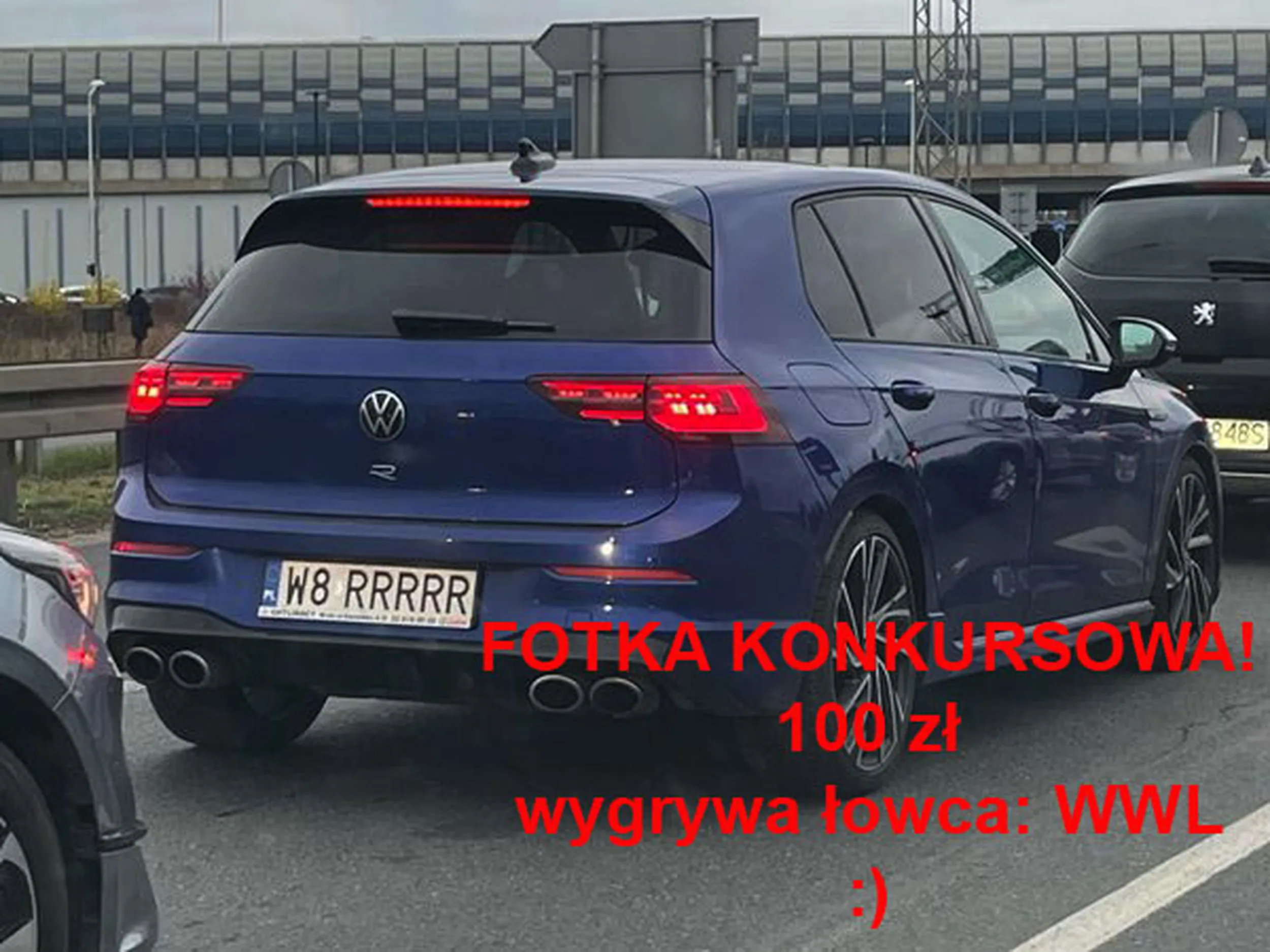 Fajny numer, blacha W8 RRRRR