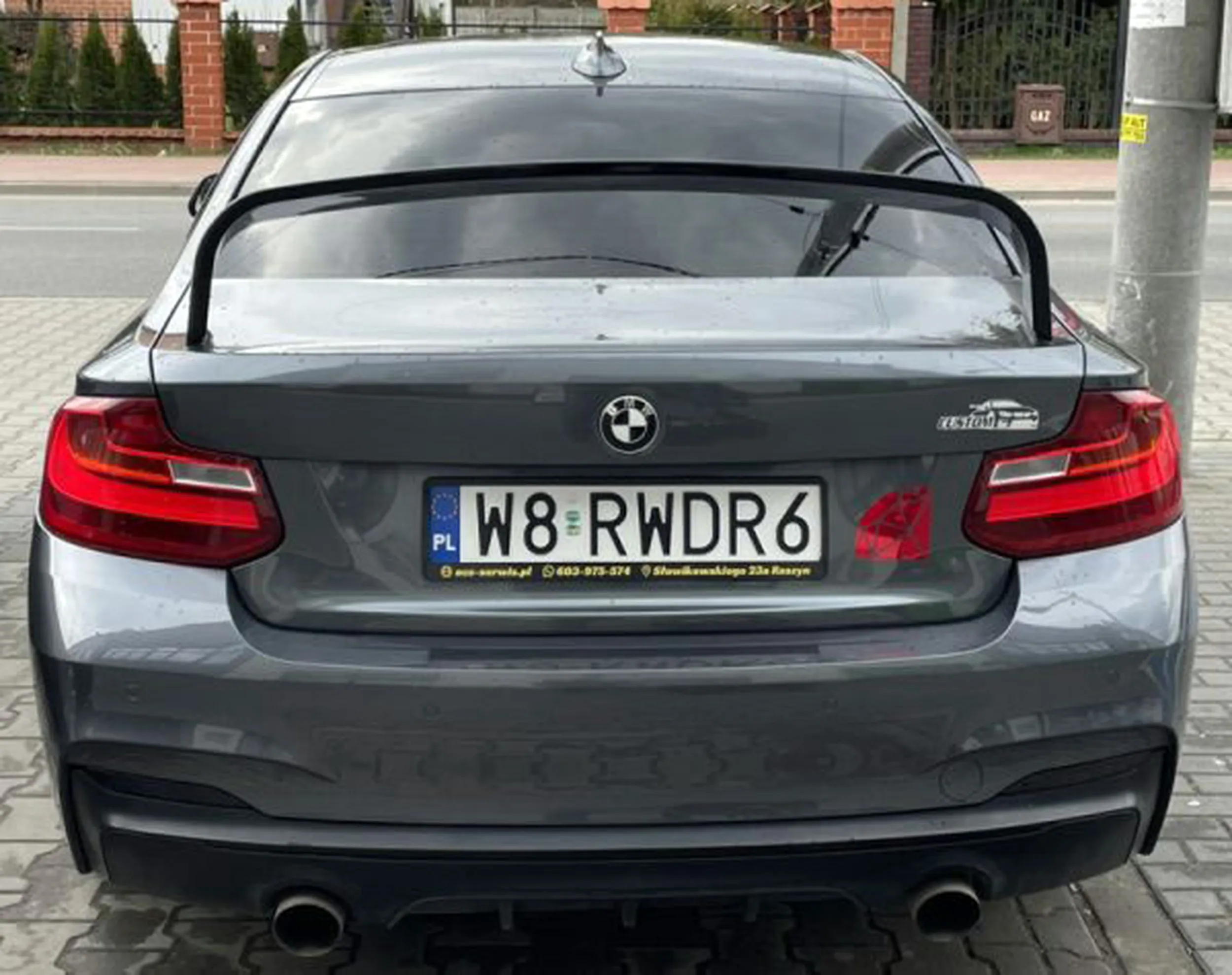 Fajny numer, blacha W8 RWDR6