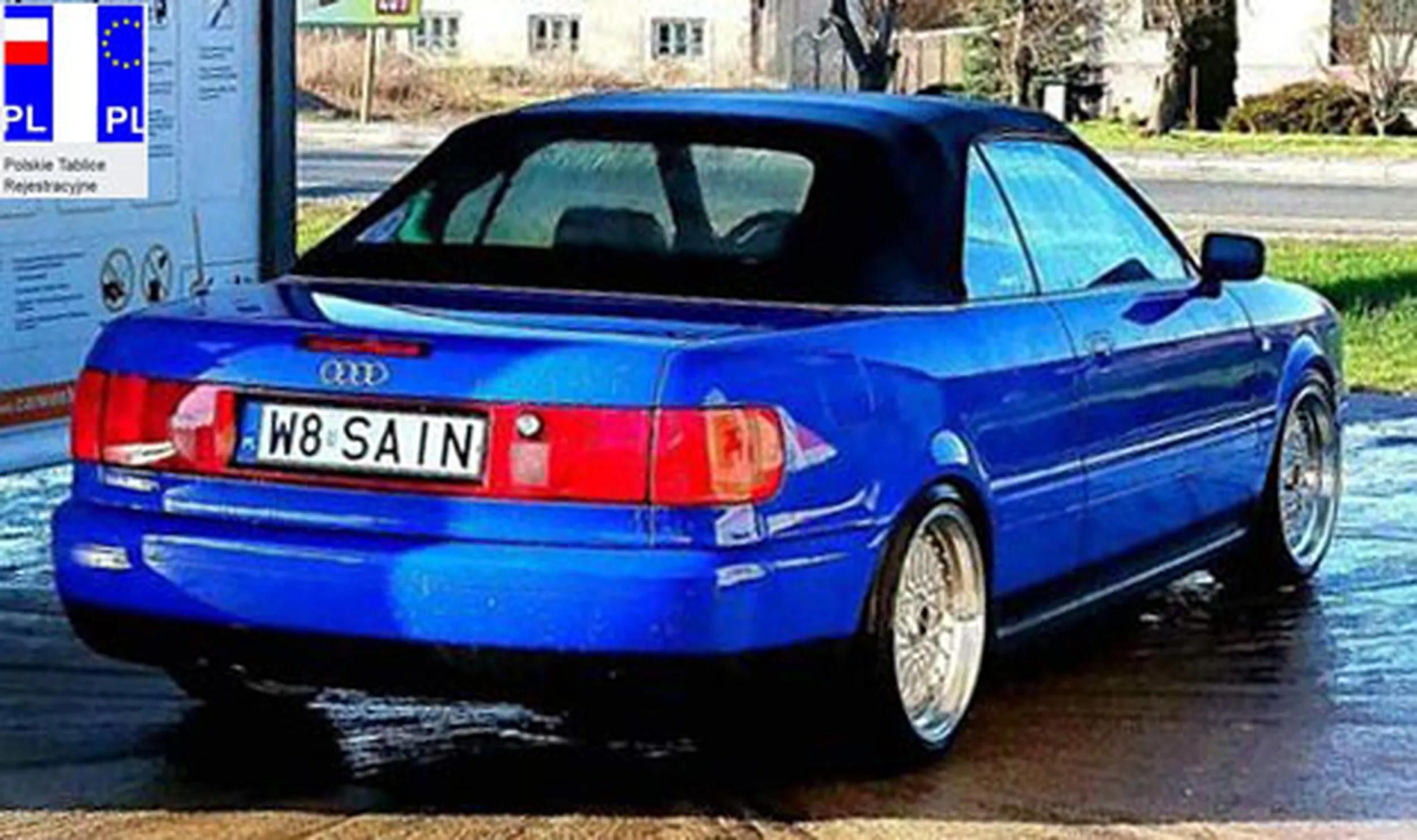 Fajny numer, blacha W8 SAIN