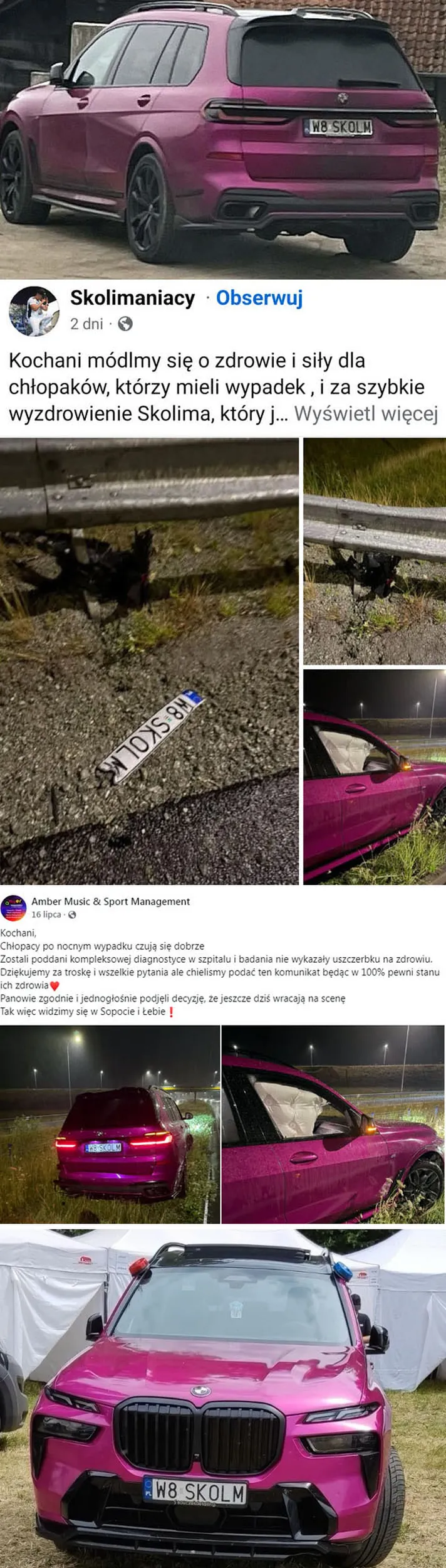 Fajny numer, blacha W8 SKOLM