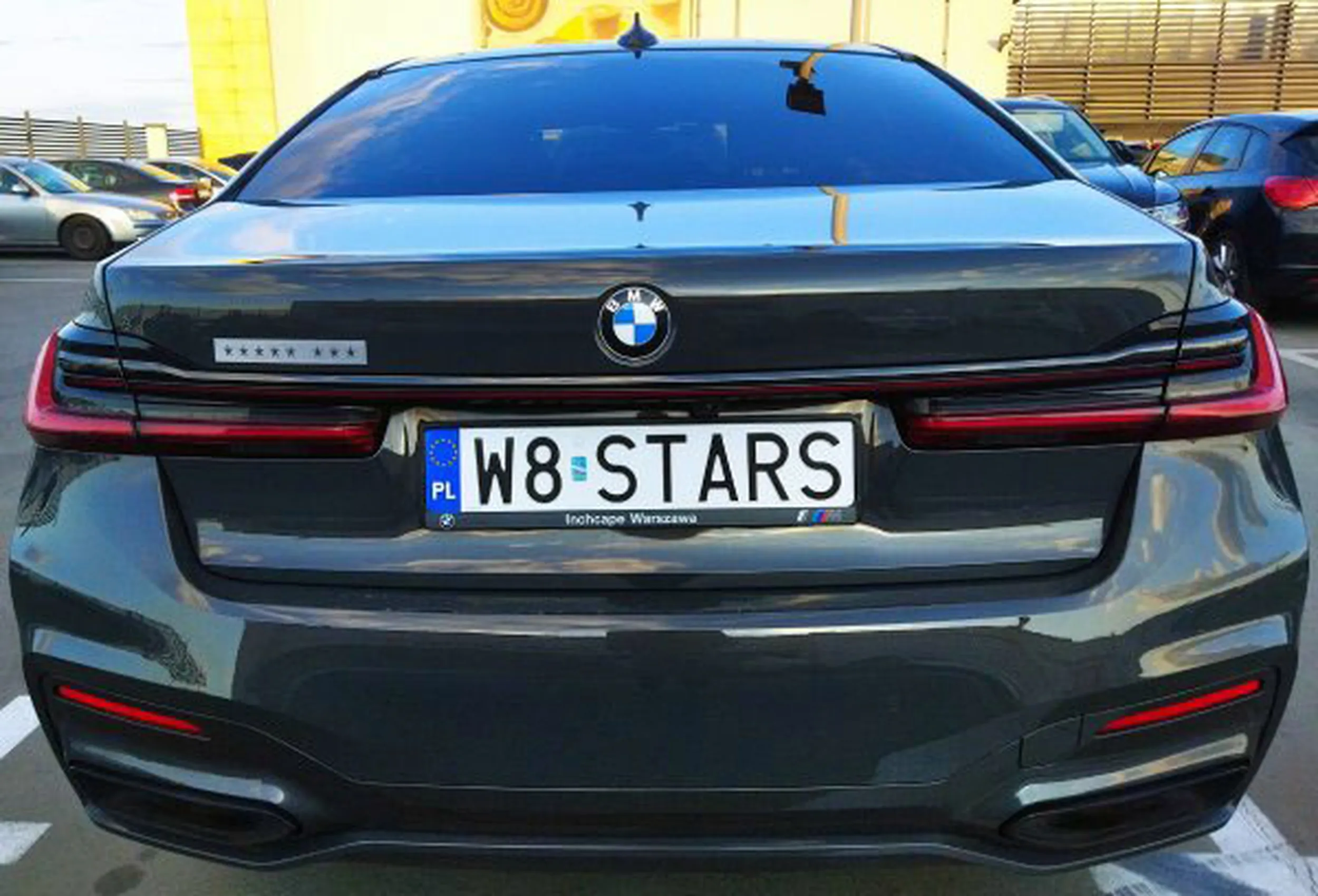 Fajny numer, blacha W8 STARS