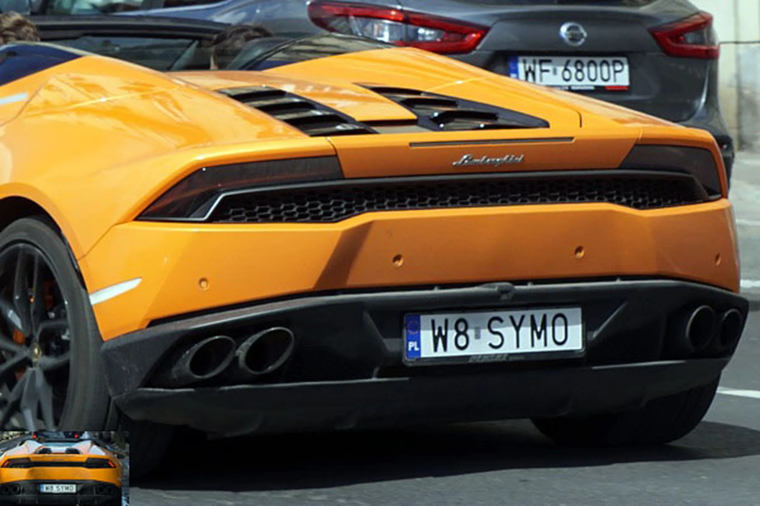 Fajny numer, blacha W8 SYMO