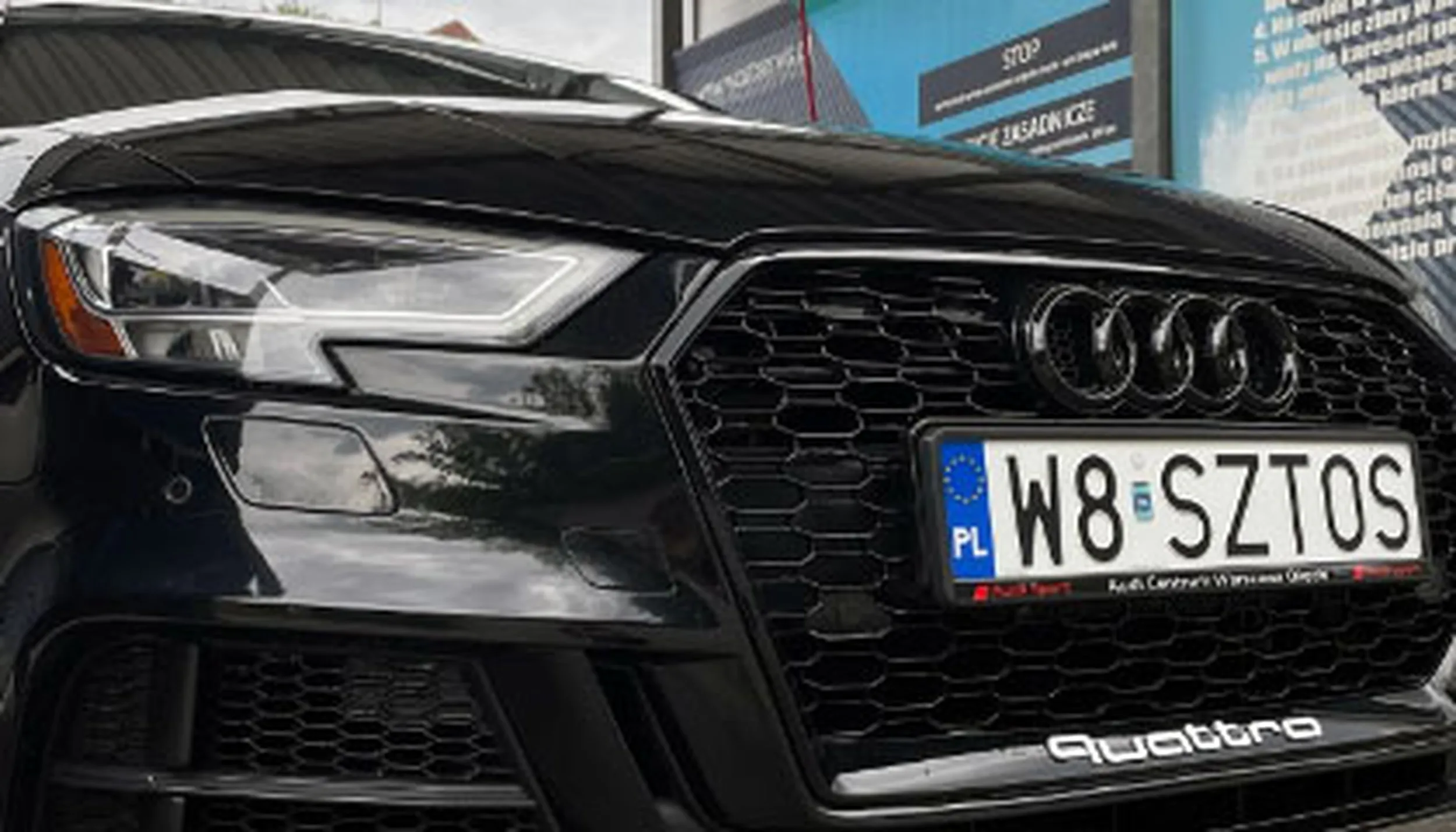 Fajny numer, blacha W8 SZTOS