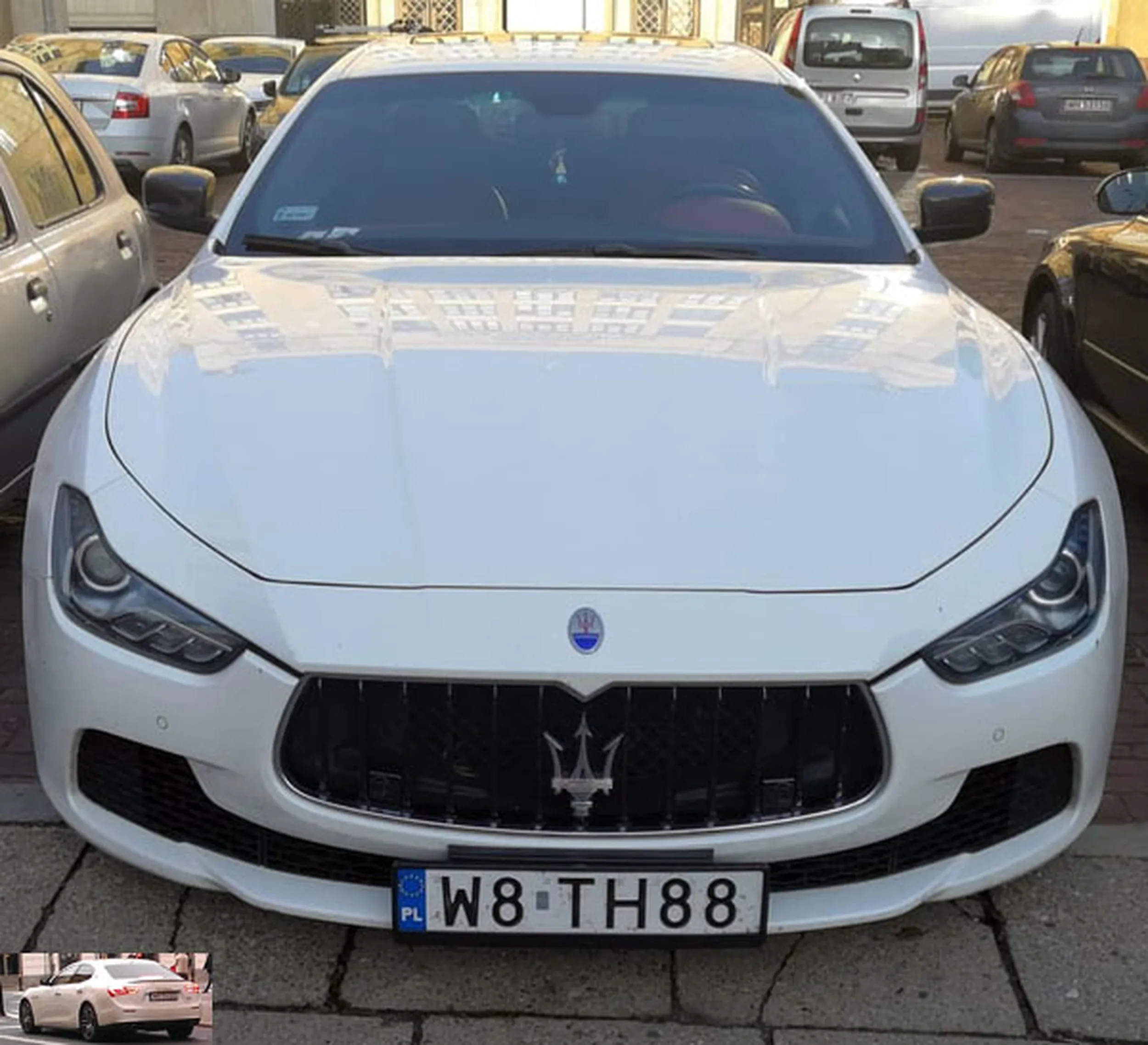 Fajny numer, blacha W8 TH88