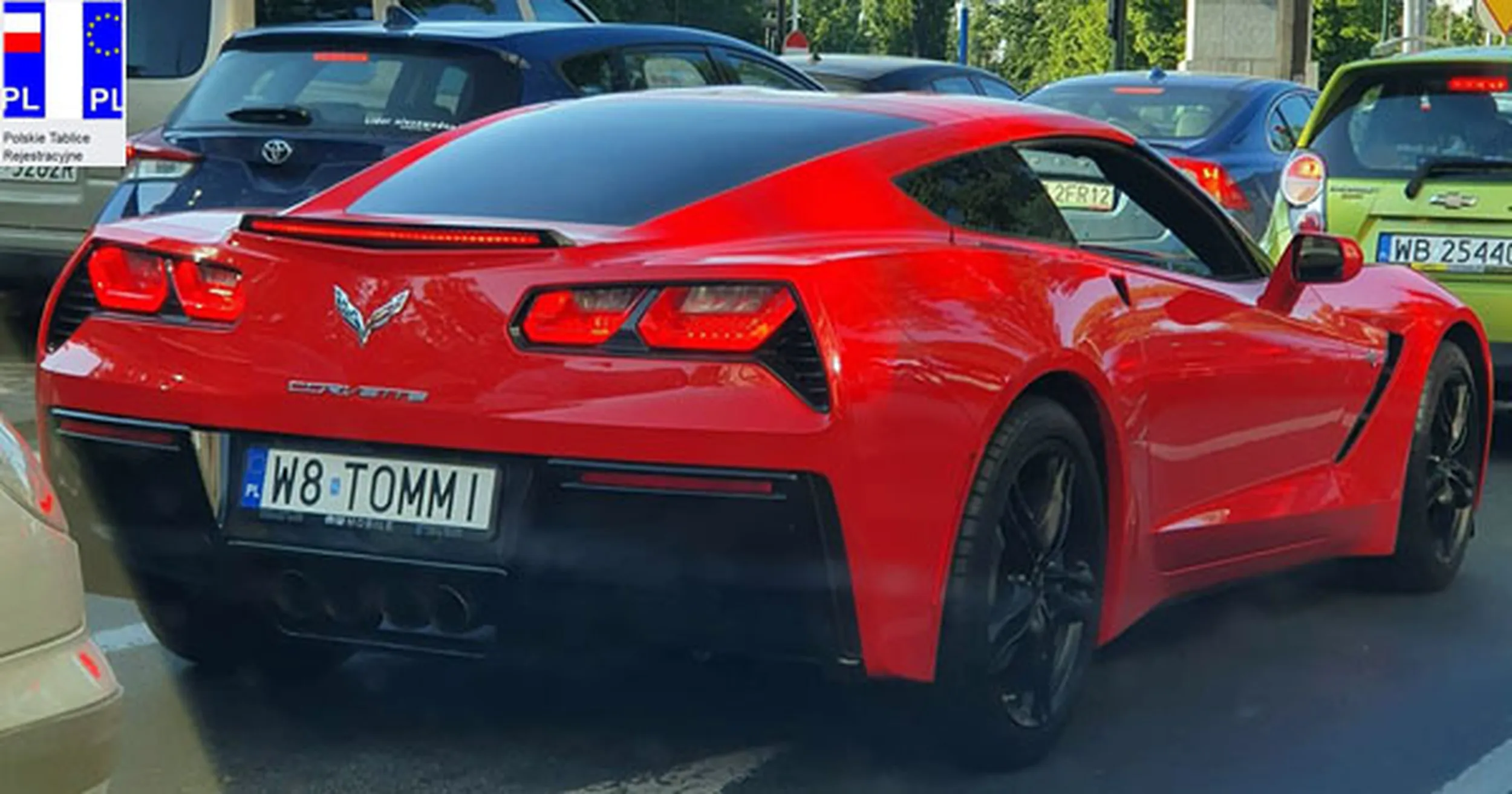 Fajny numer, blacha W8 TOMMI