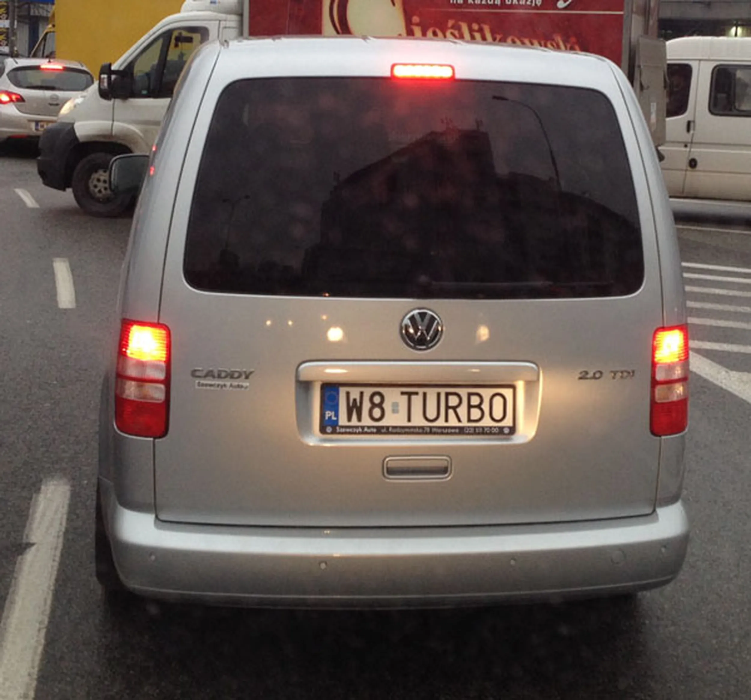 Fajny numer, blacha W8 TURBO