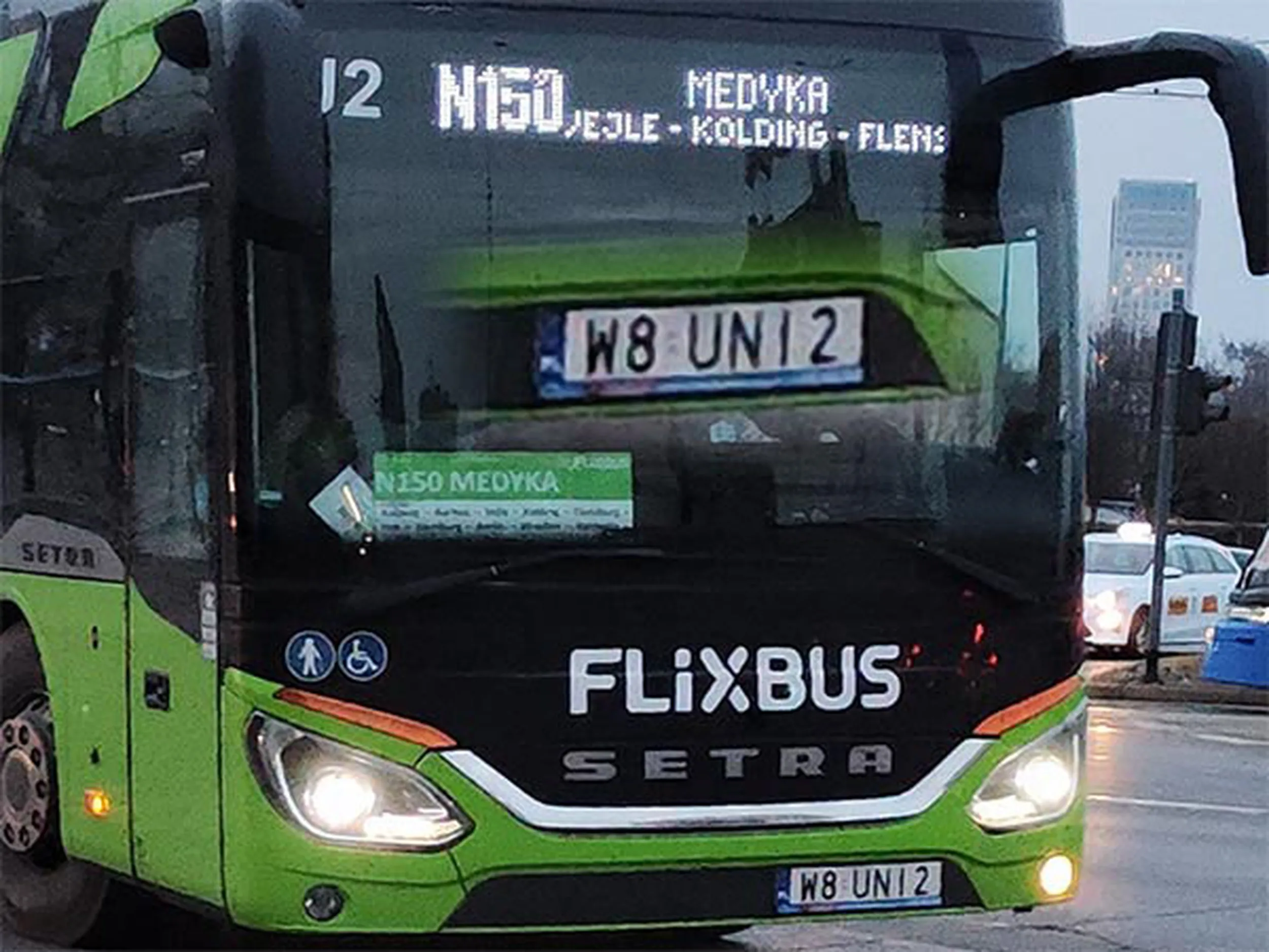 Fajny numer, blacha W8 UNI2