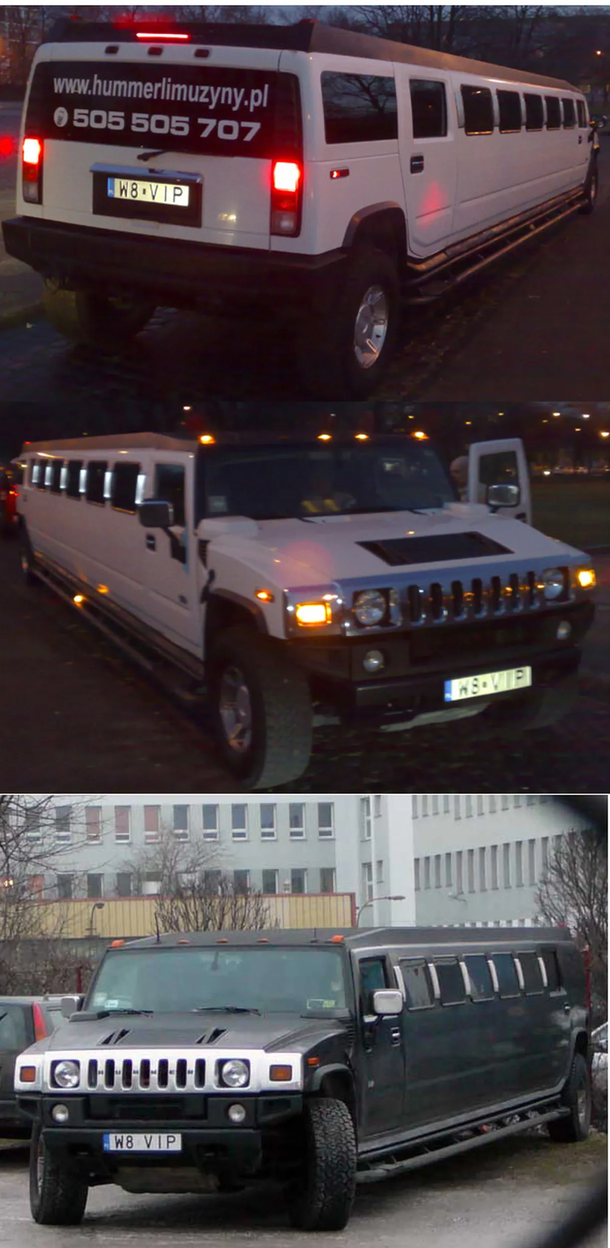 Fajny numer, blacha W8 VIP