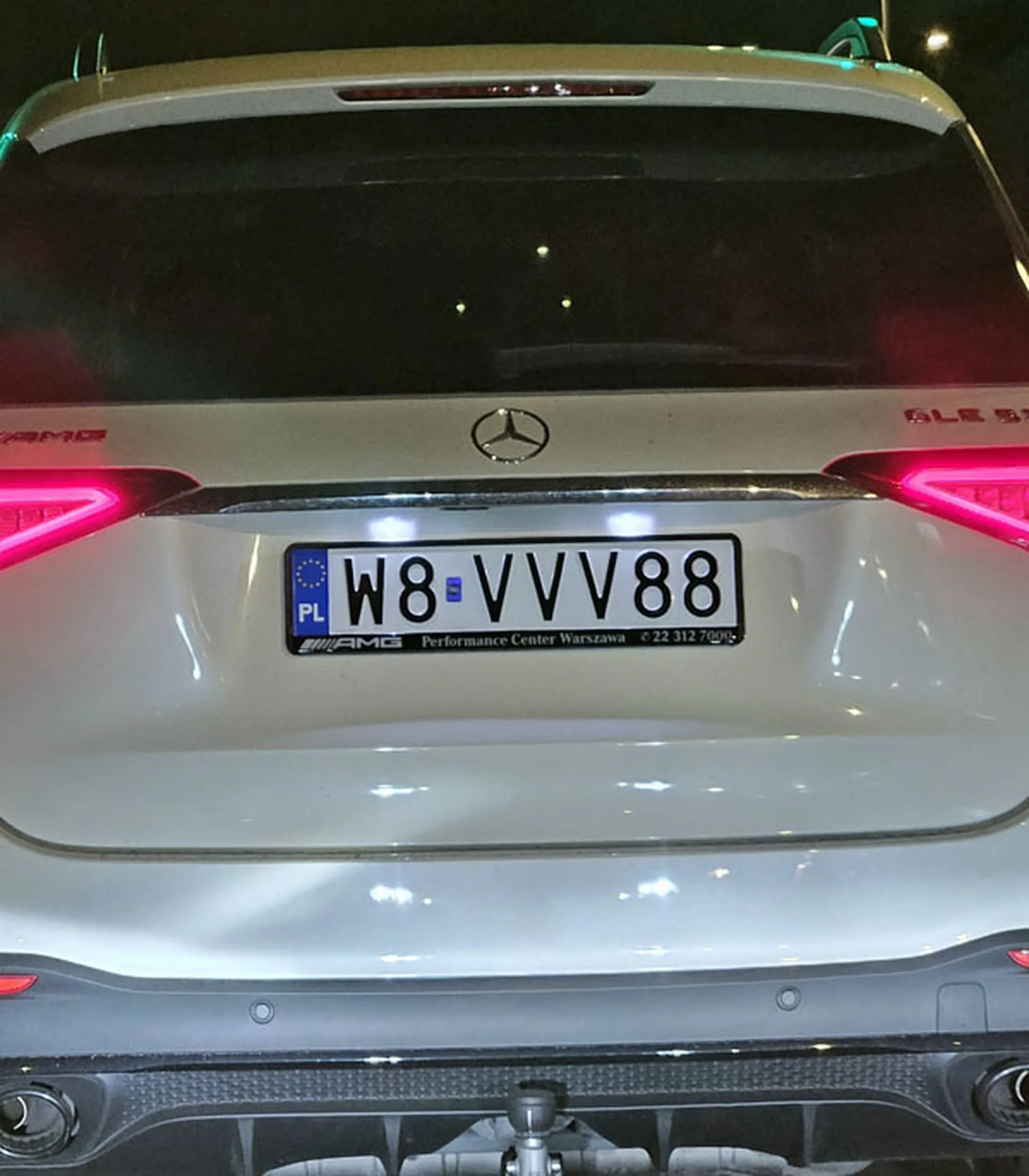 Fajny numer, blacha W8 VVV88