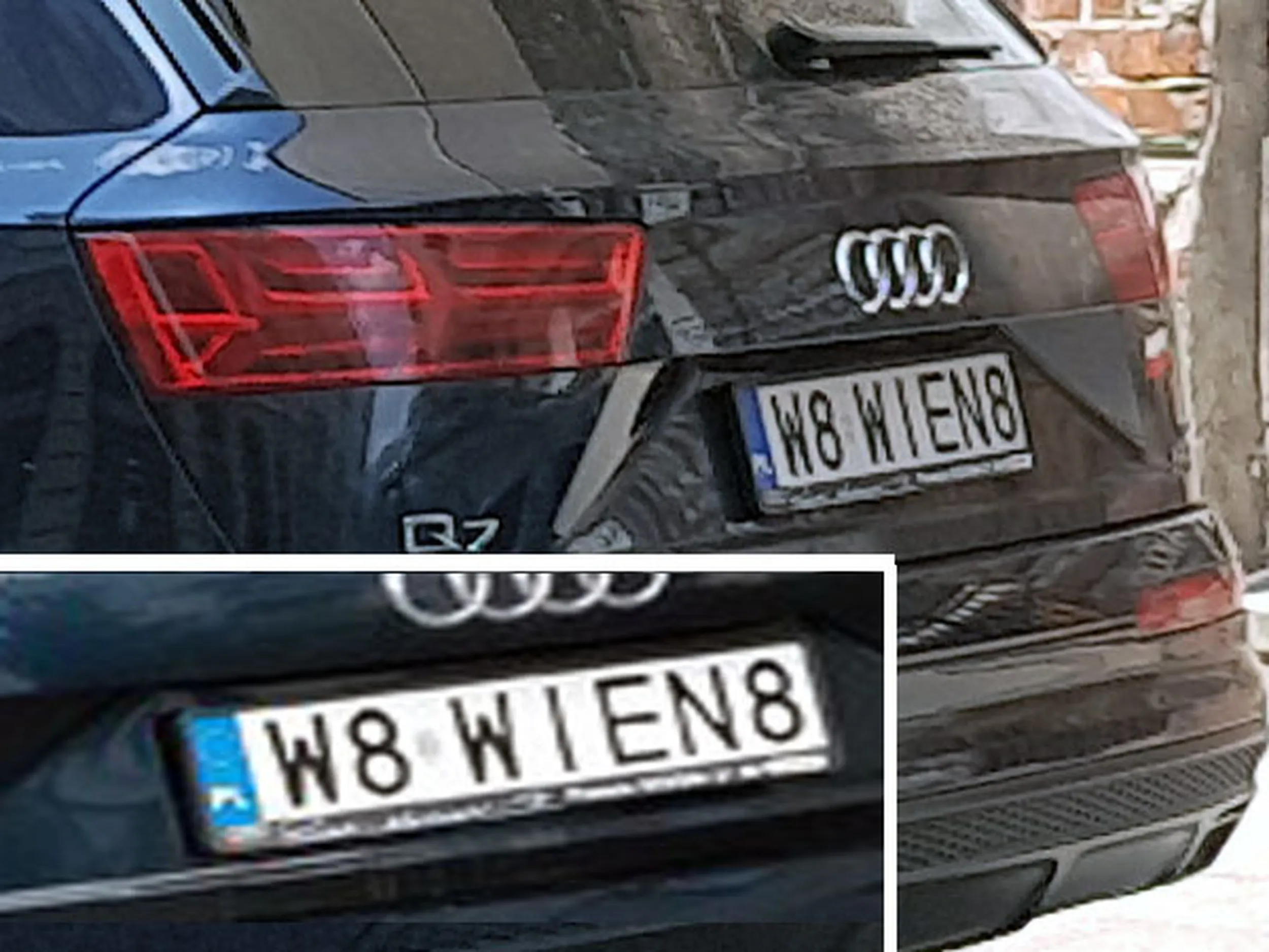 Fajny numer, blacha W8 WIEN8