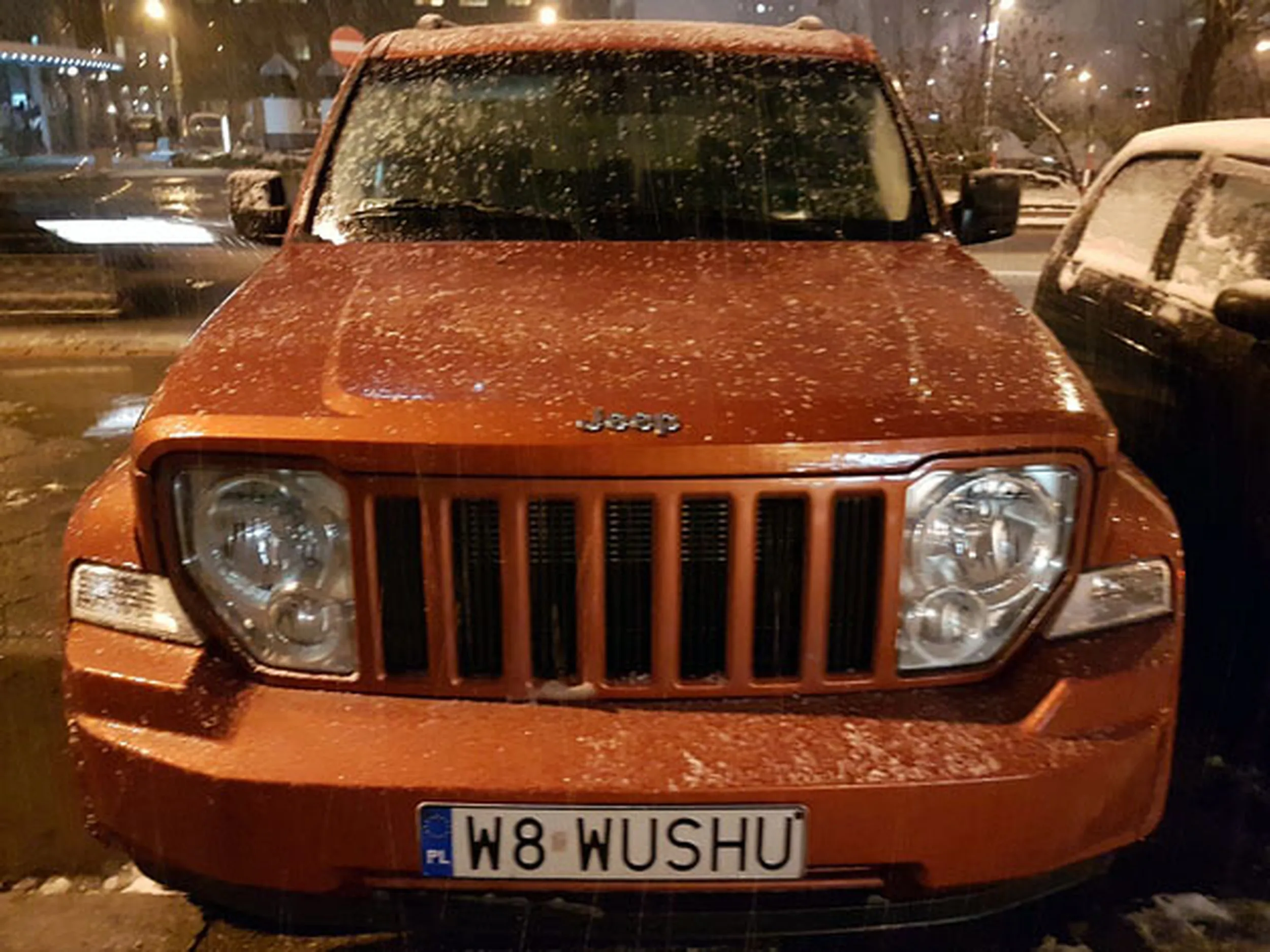 Fajny numer, blacha W8 WUSHU