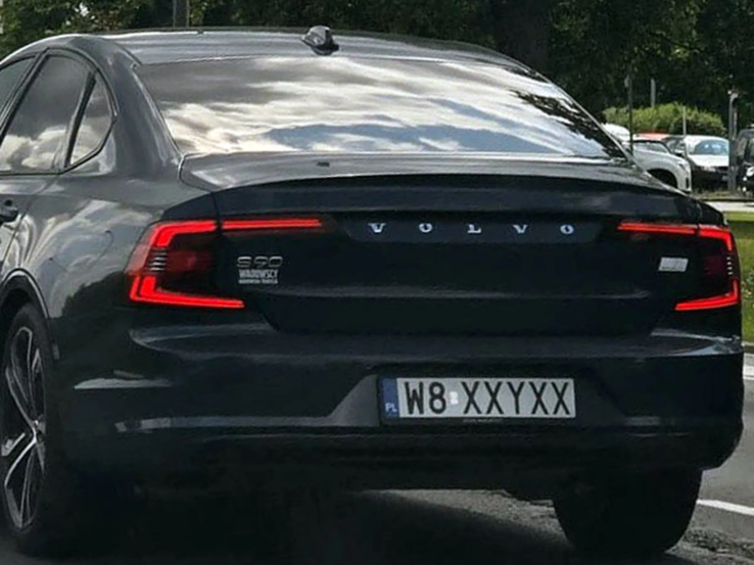 Fajny numer, blacha W8 XXYXX