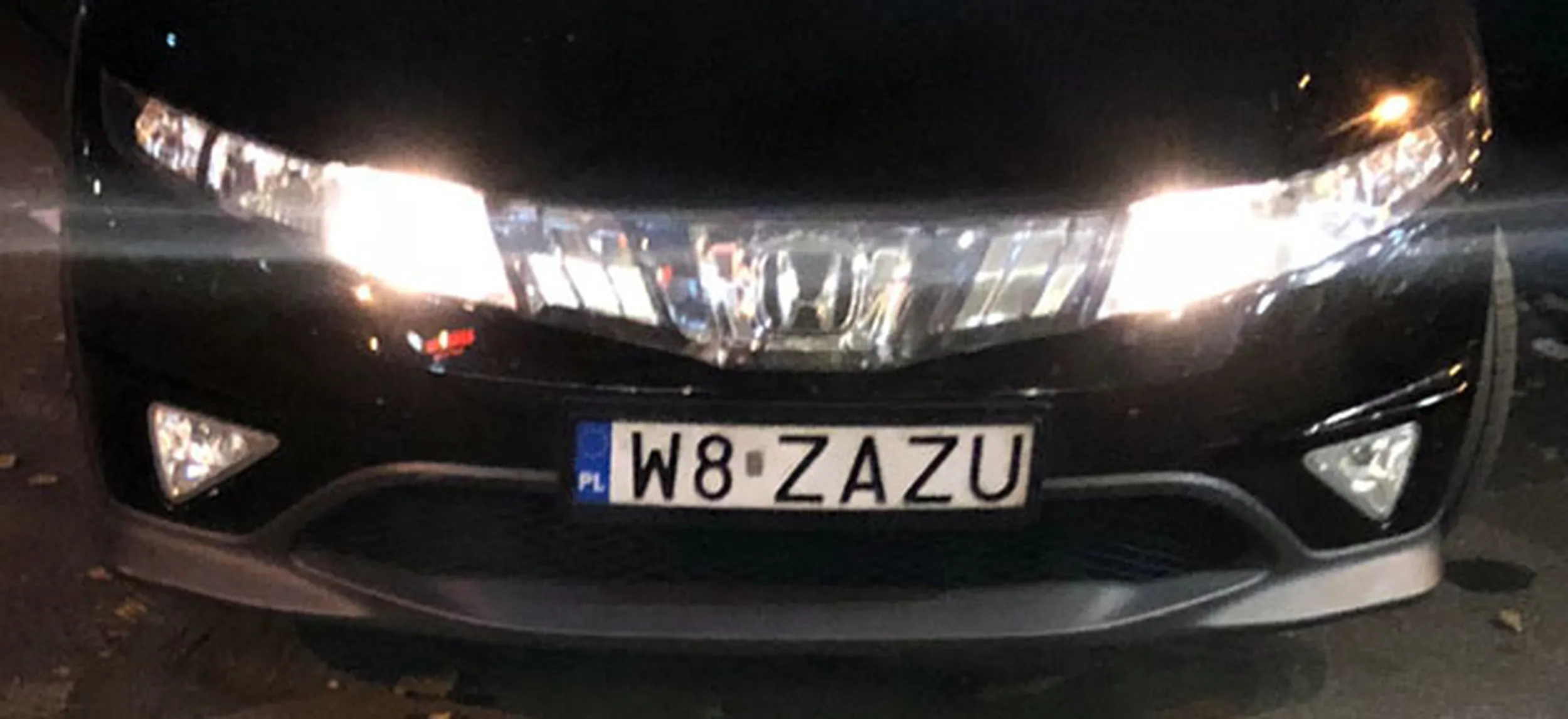 Fajny numer, blacha W8 ZAZU