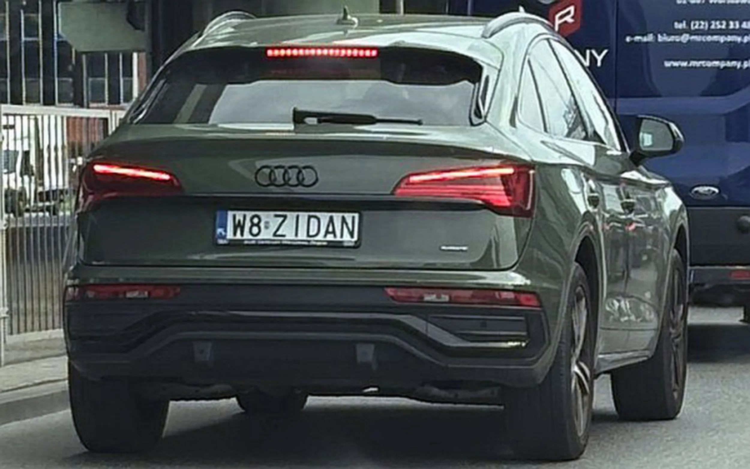 Fajny numer, blacha W8 ZIDAN