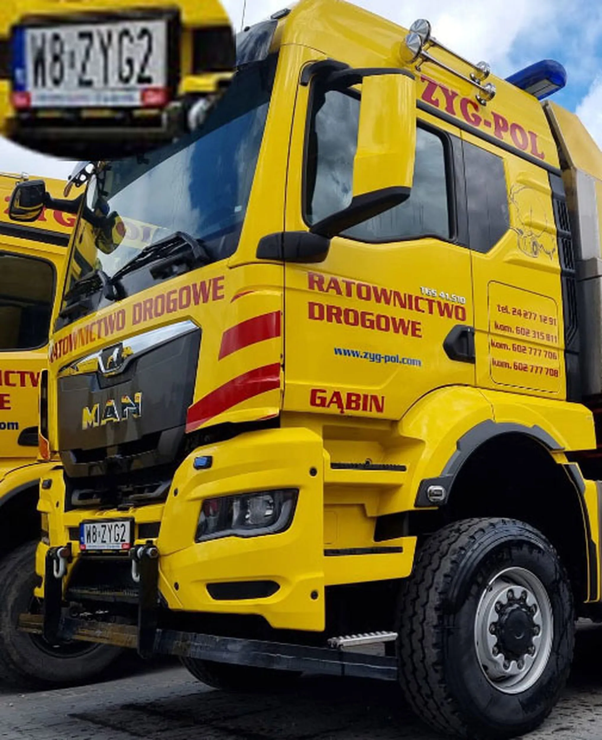 Fajny numer, blacha W8 ZYG2