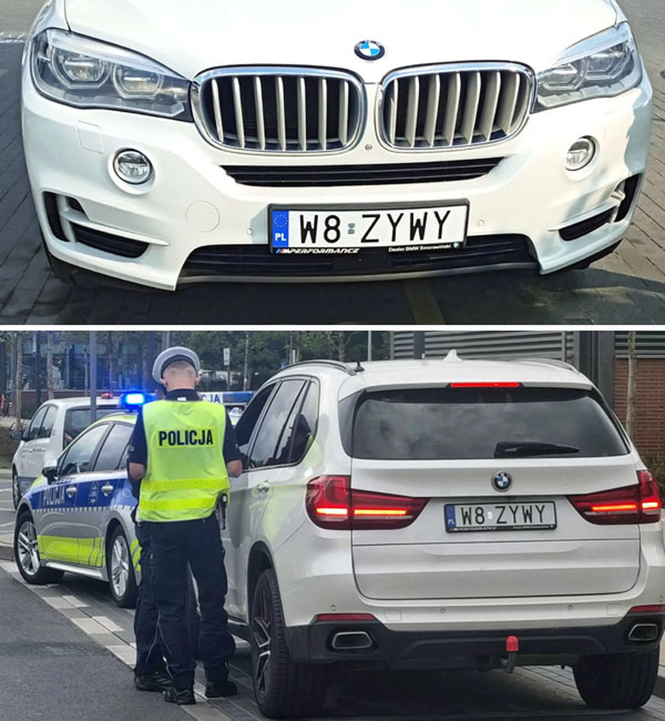 Fajny numer, blacha W8 ZYWY