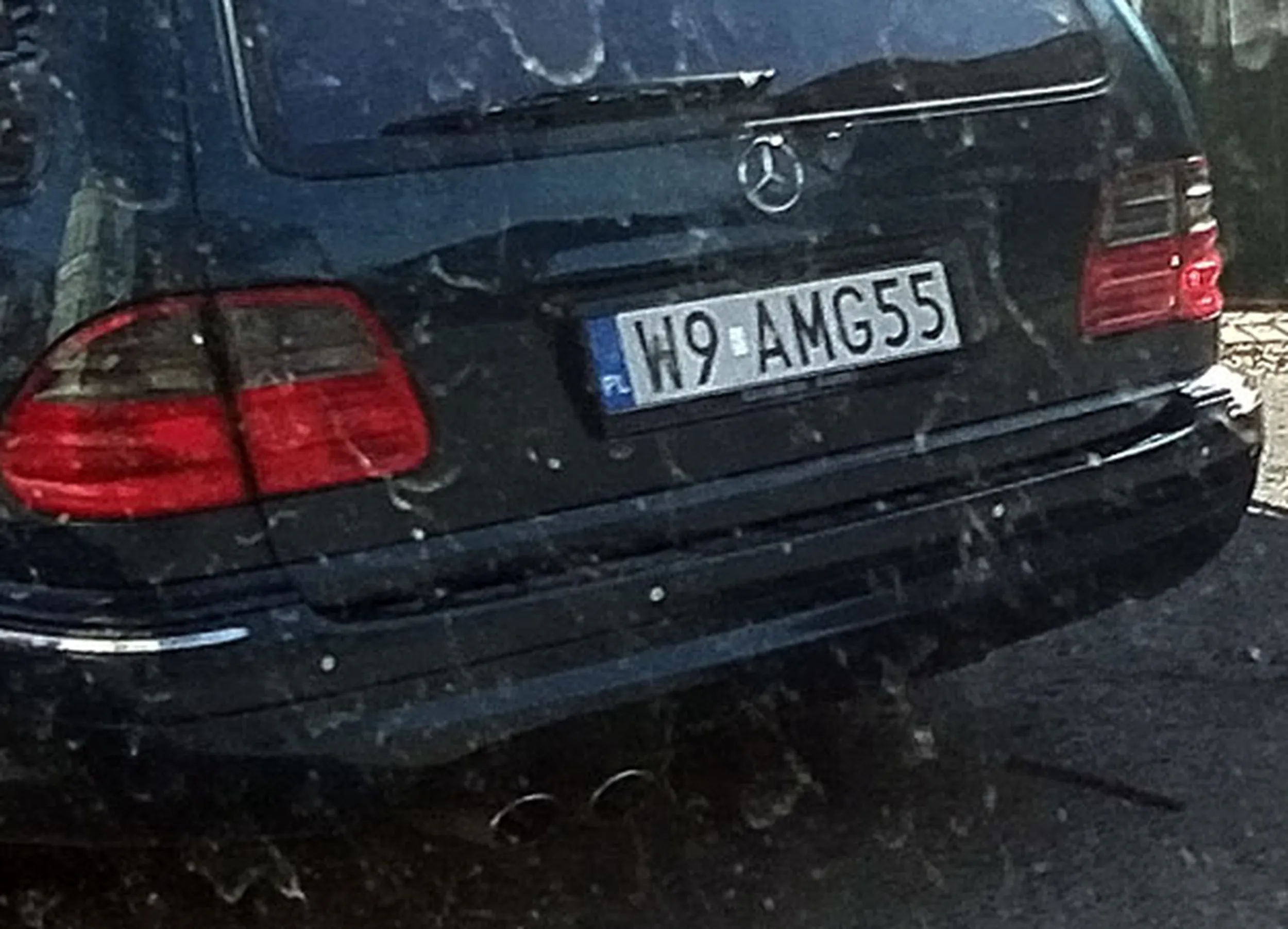 Fajny numer, blacha W9 AMG55