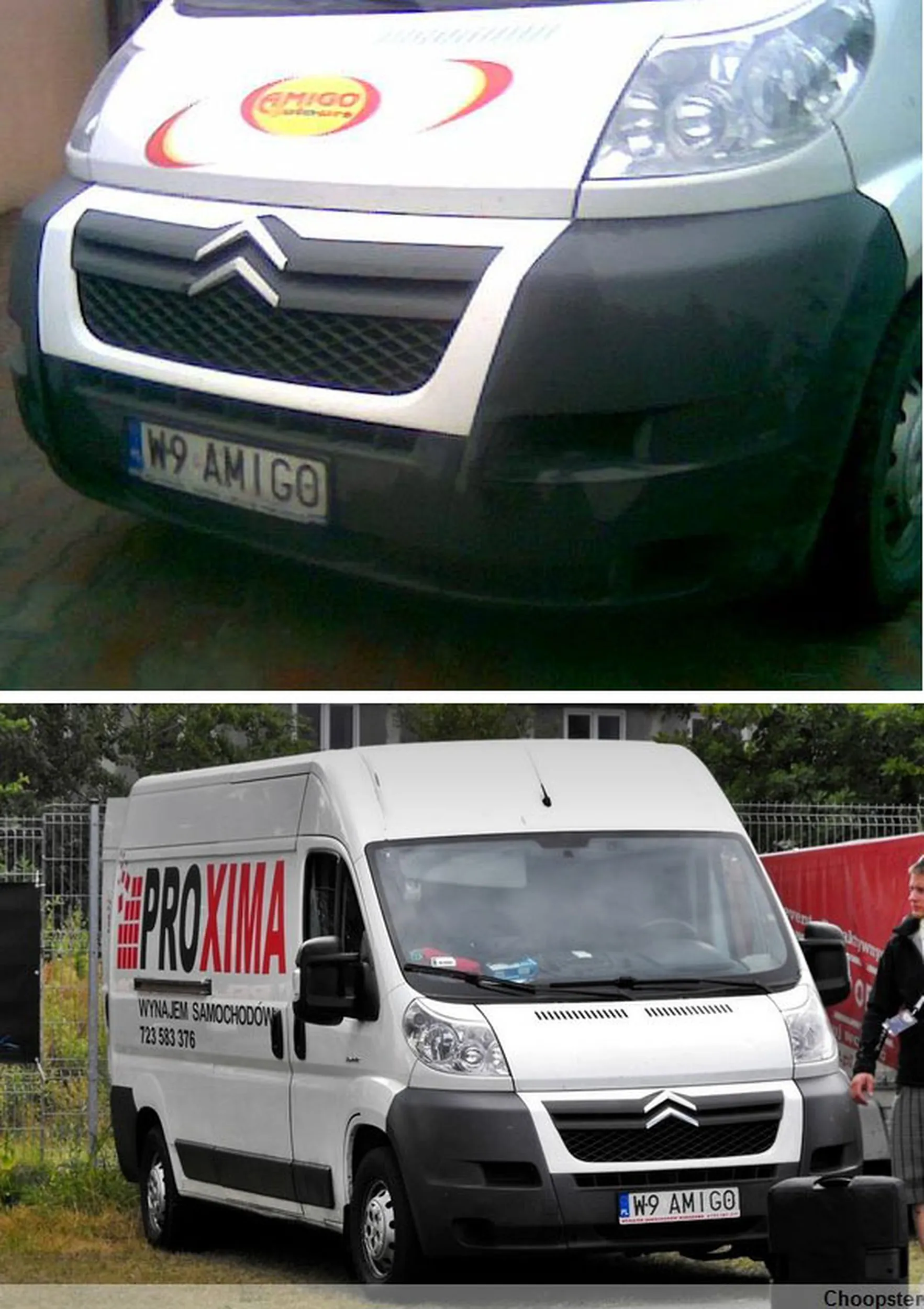 Fajny numer, blacha W9 AMIGO