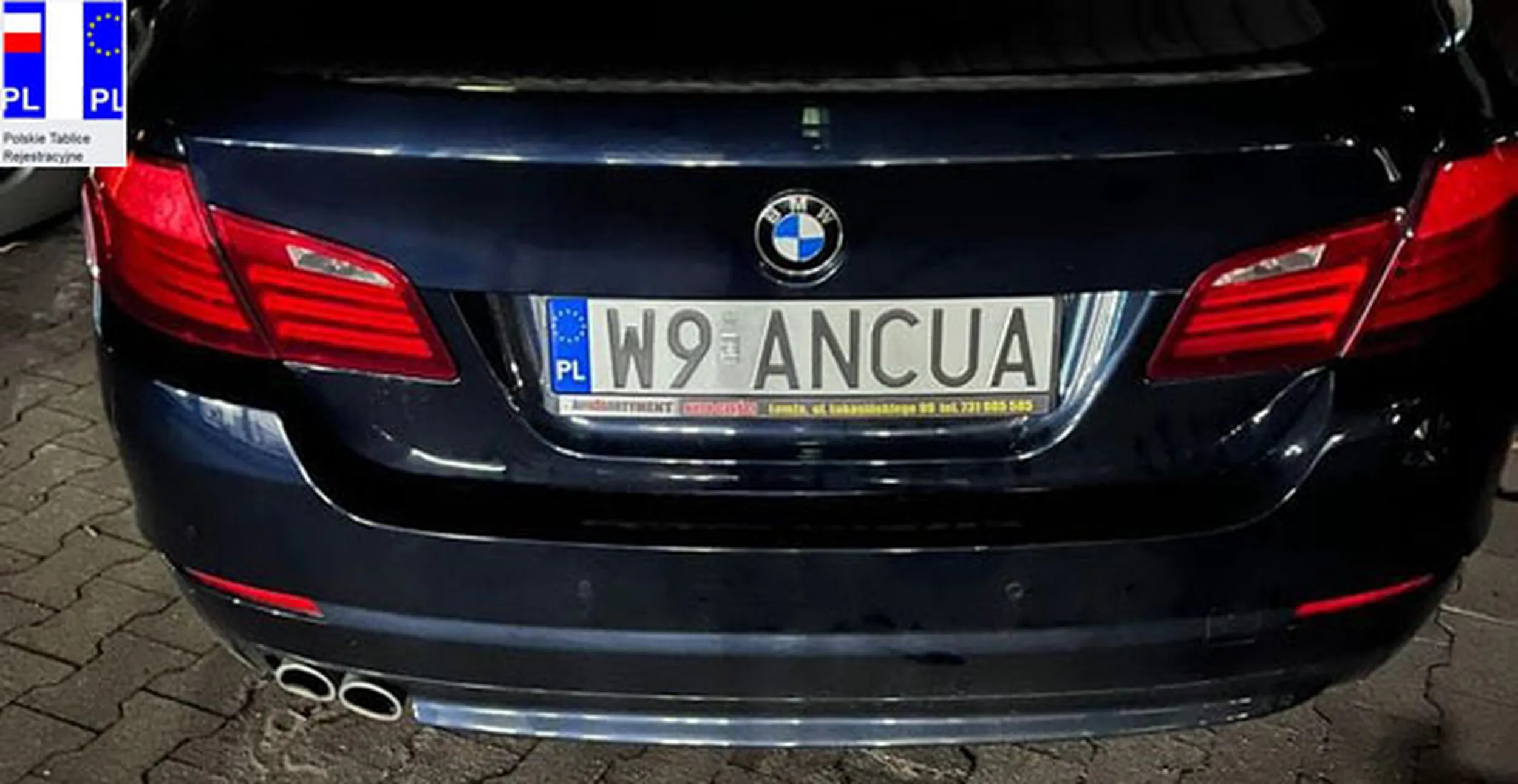 Fajny numer, blacha W9 ANCUA