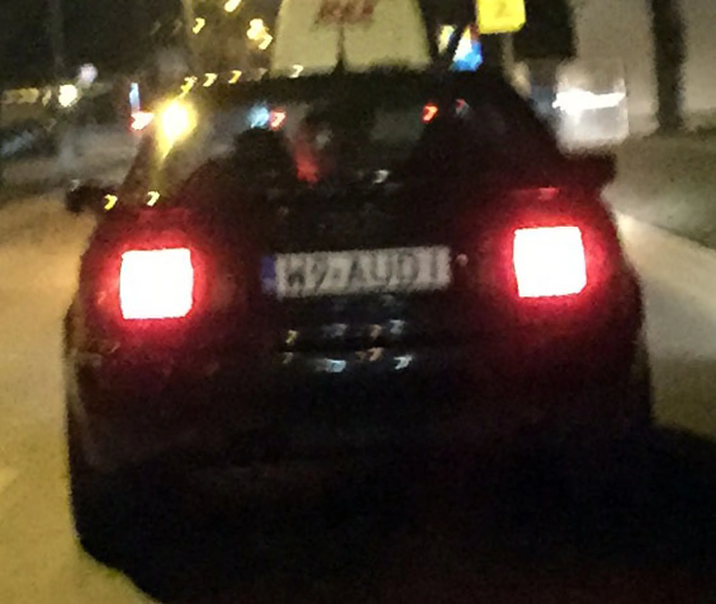 Fajny numer, blacha W9 AUDI