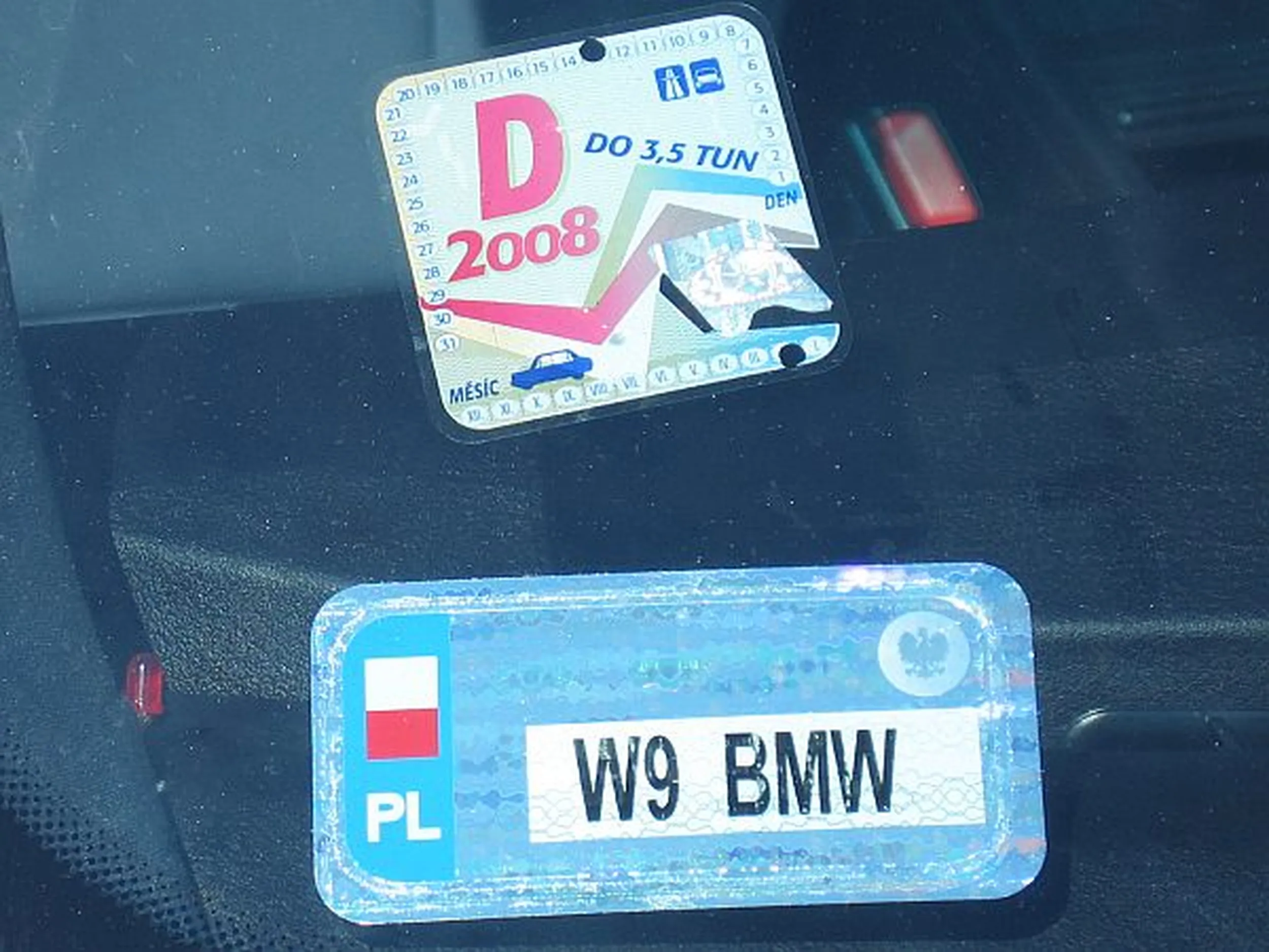 Fajny numer, blacha W9 BMW