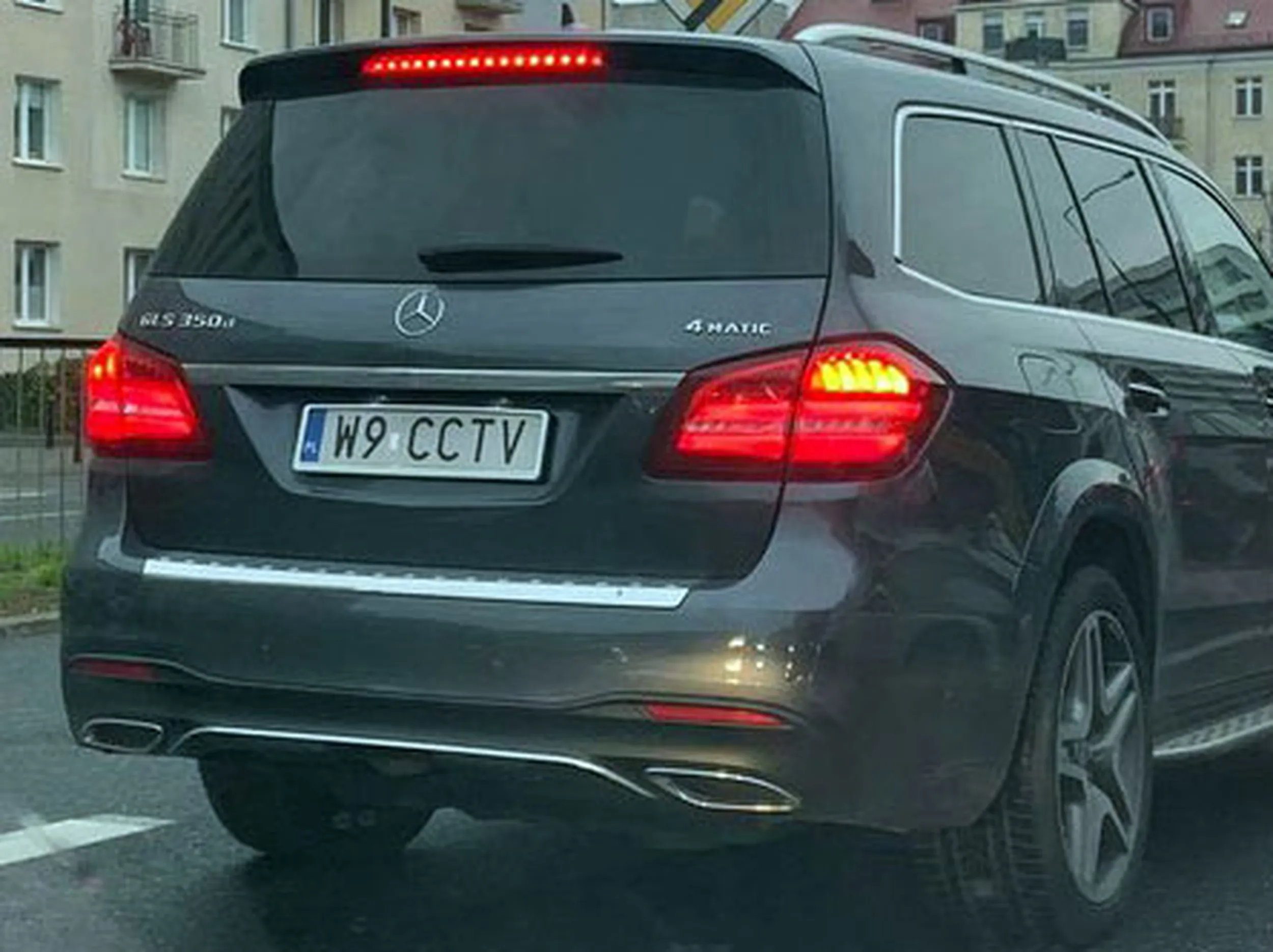 Fajny numer, blacha W9 CCTV