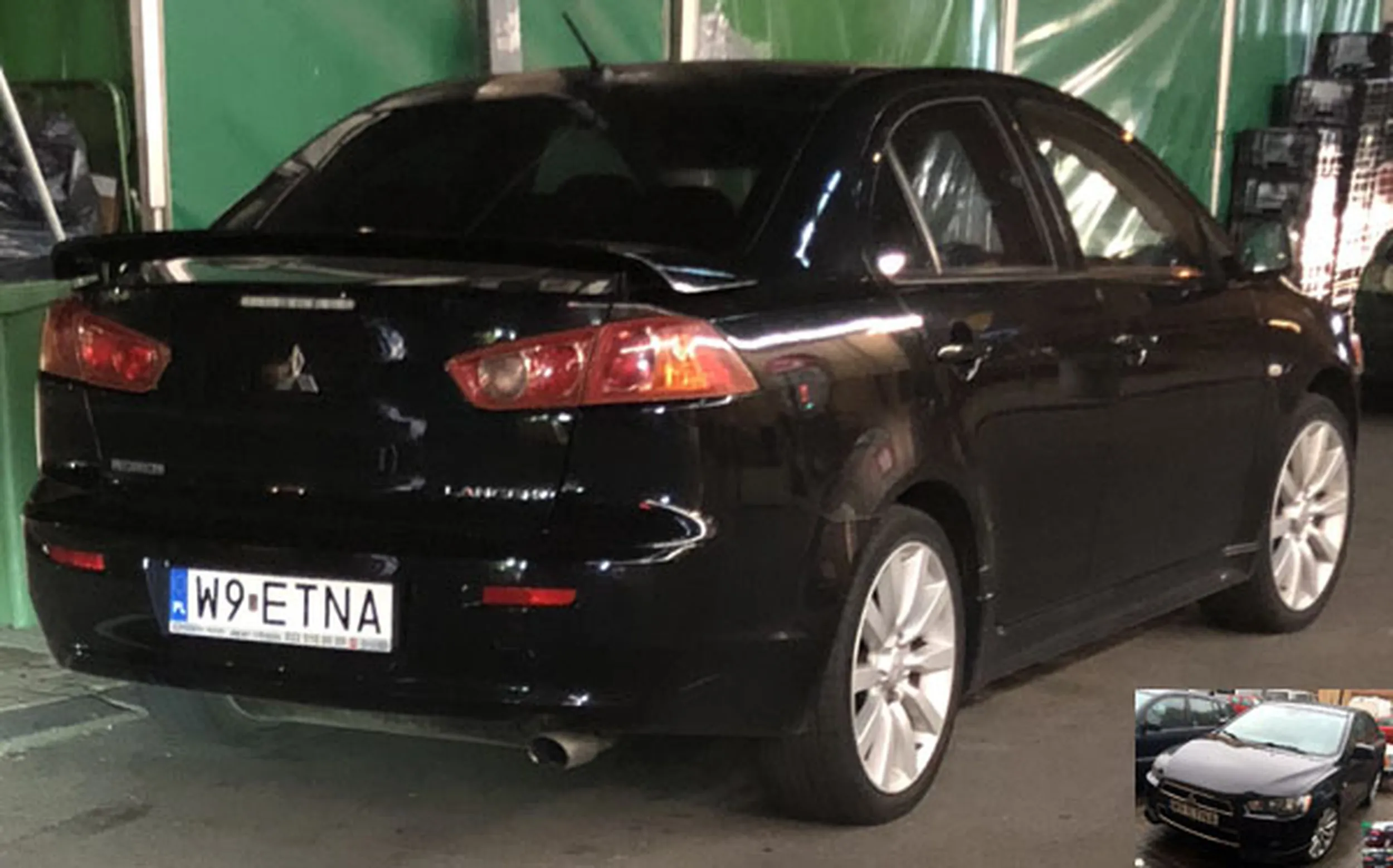 Fajny numer, blacha W9 ETNA