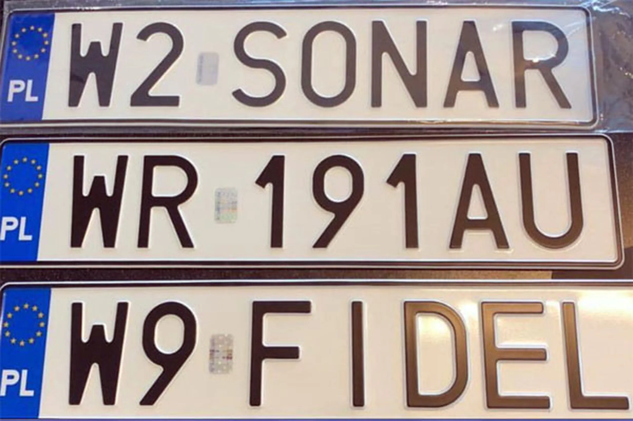 Fajny numer, blacha W9 FIDEL