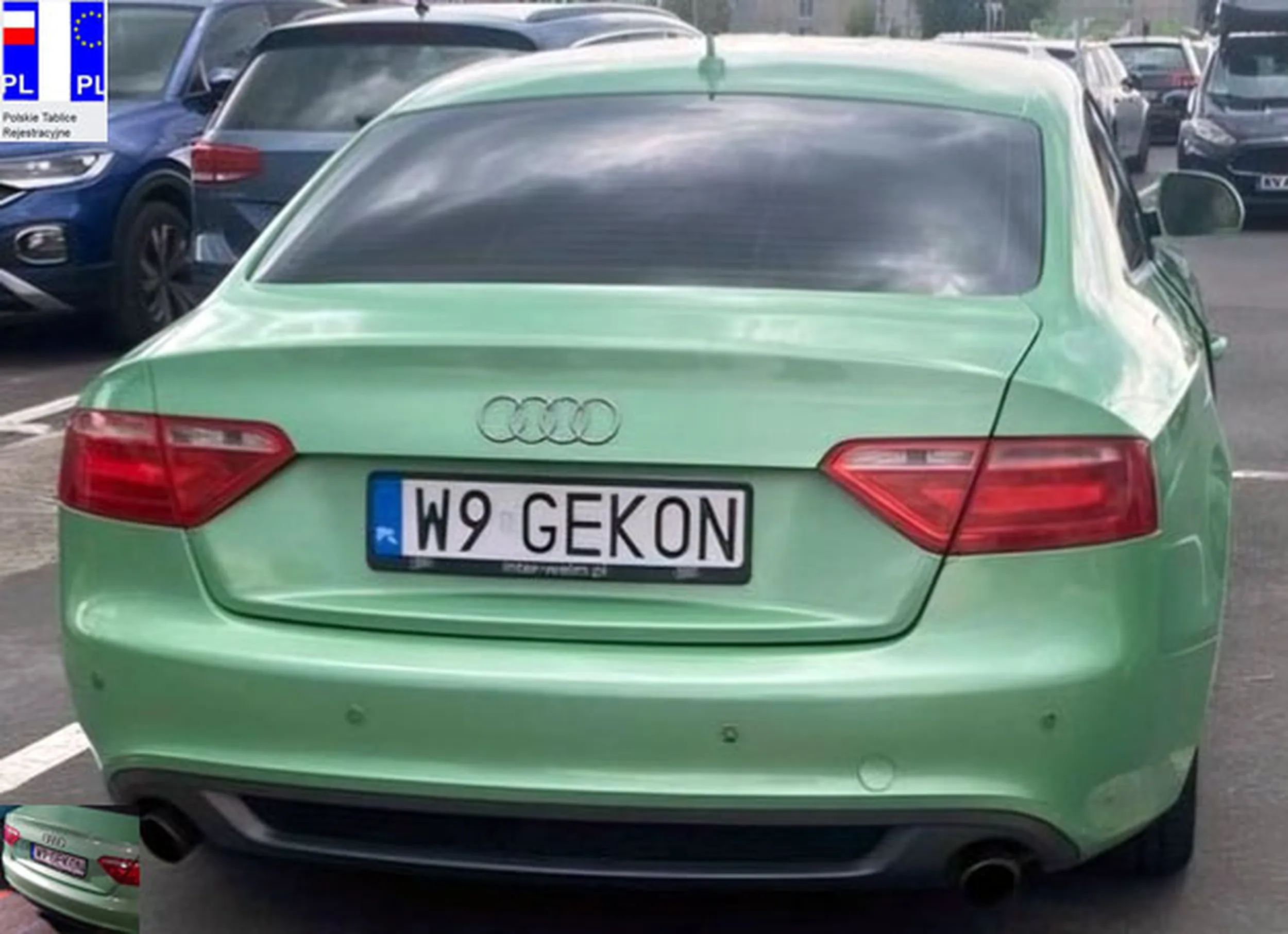 Fajny numer, blacha W9 GEKON