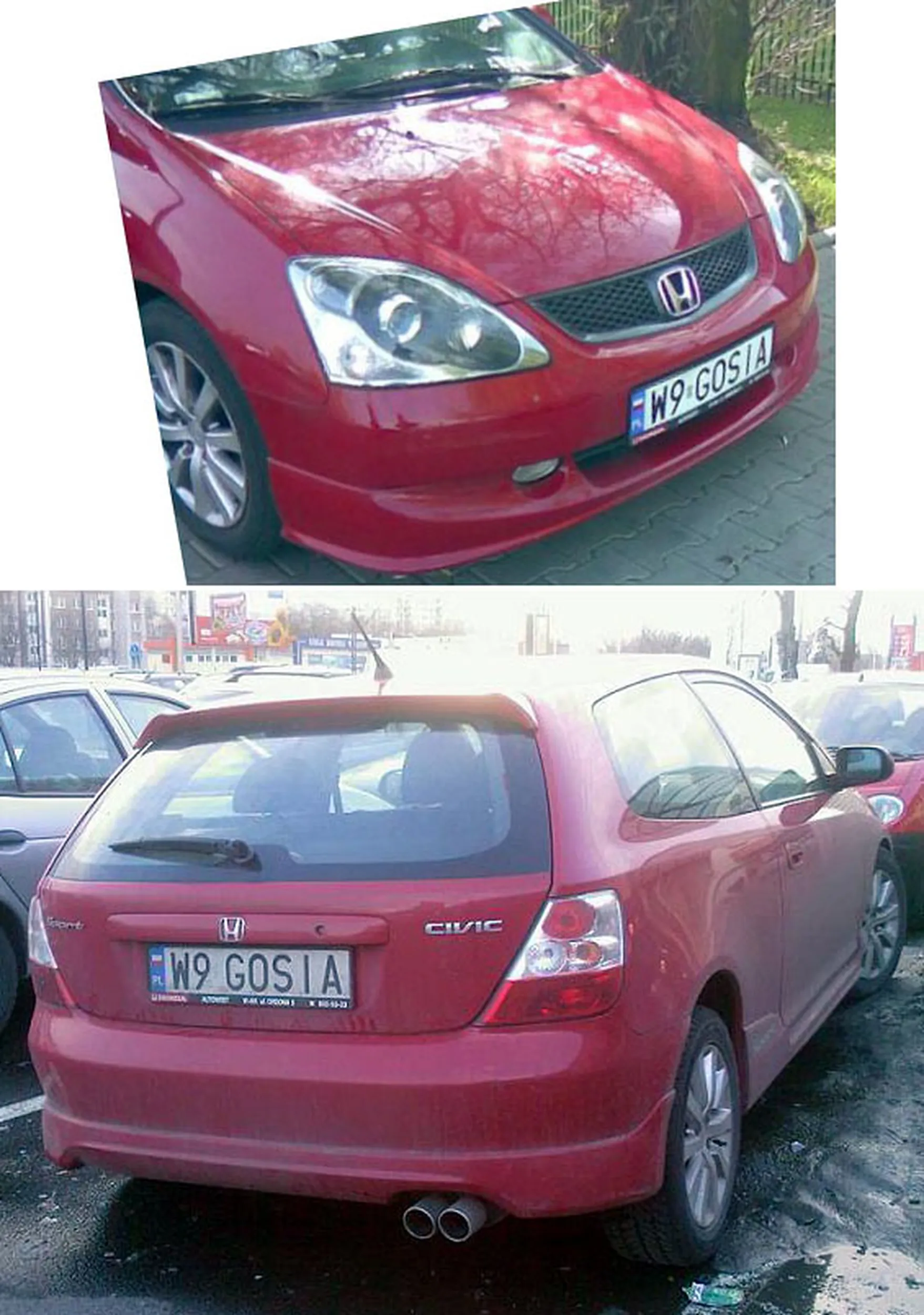 Fajny numer, blacha W9 GOSIA