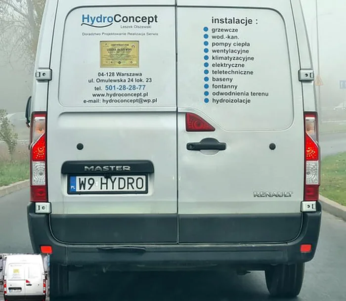 Fajny numer, blacha W9 HYDRO