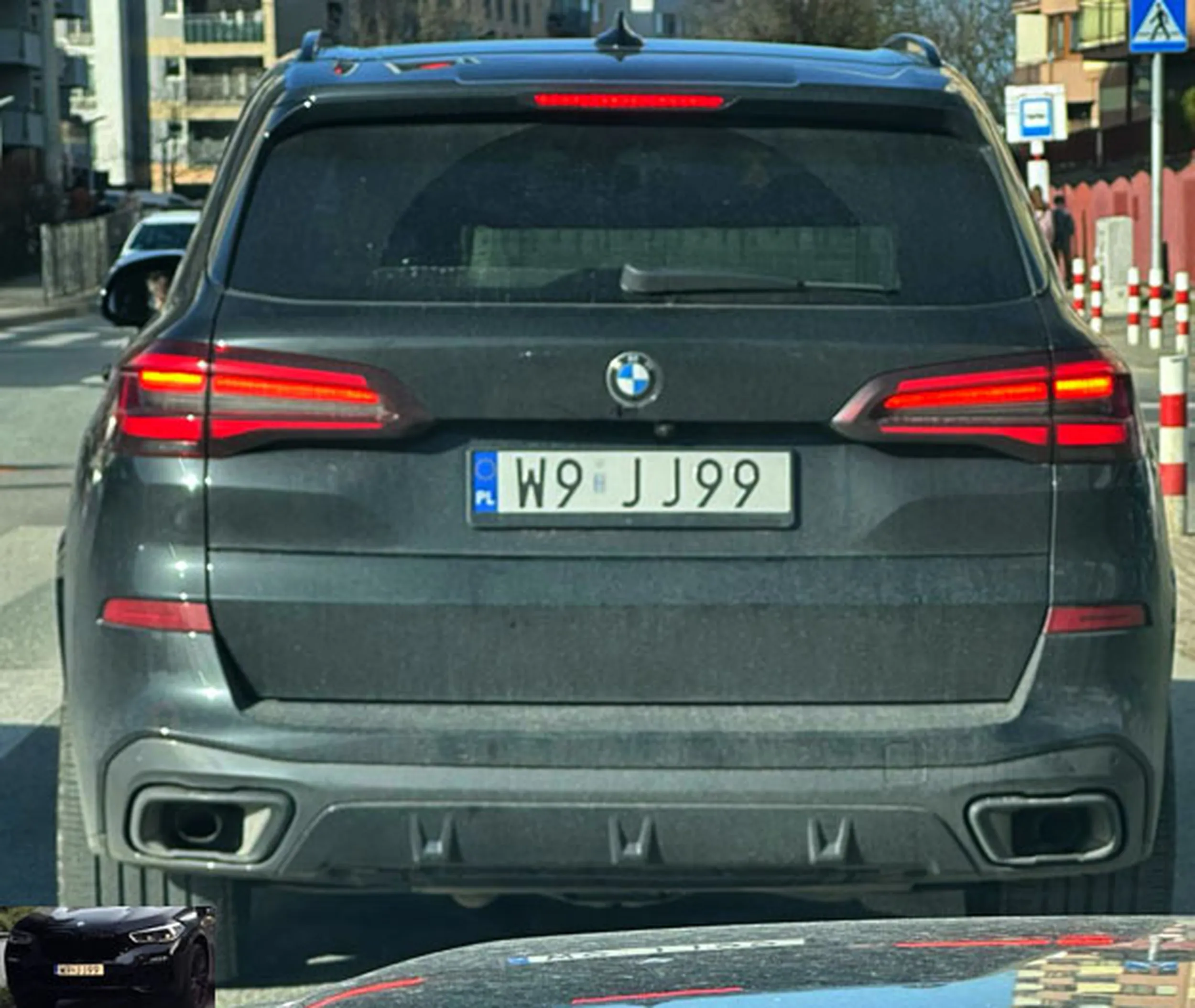 Fajny numer, blacha W9 JJ99