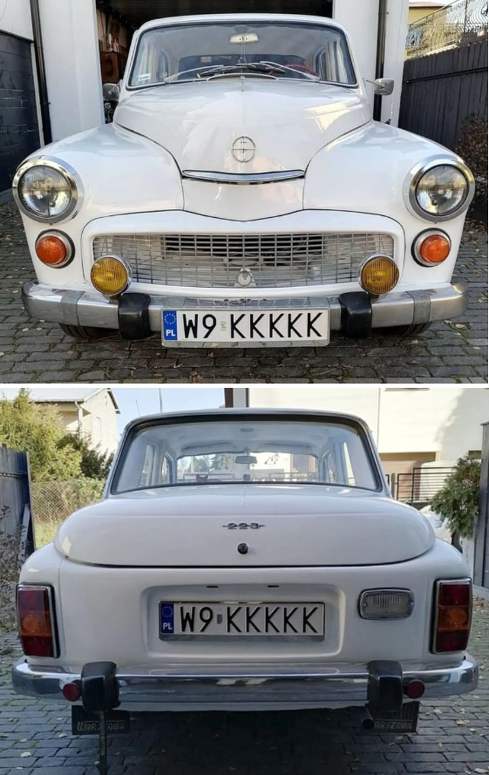 Fajny numer, blacha W9 KKKKK