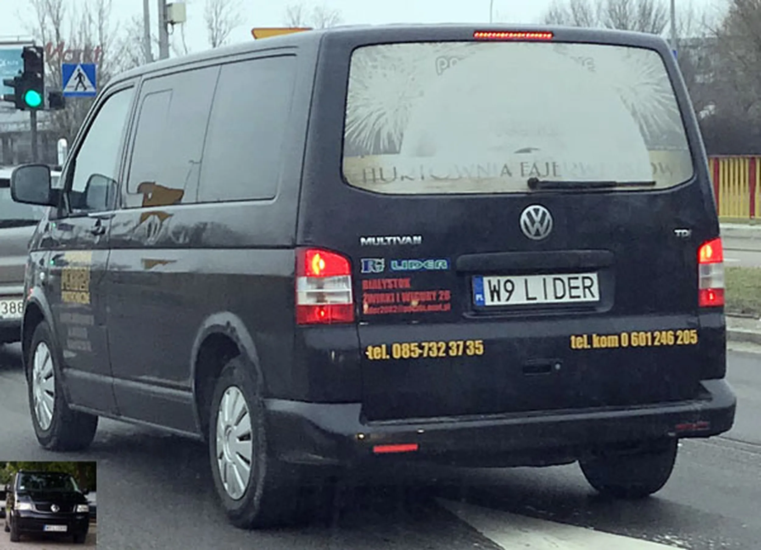 Fajny numer, blacha W9 LIDER