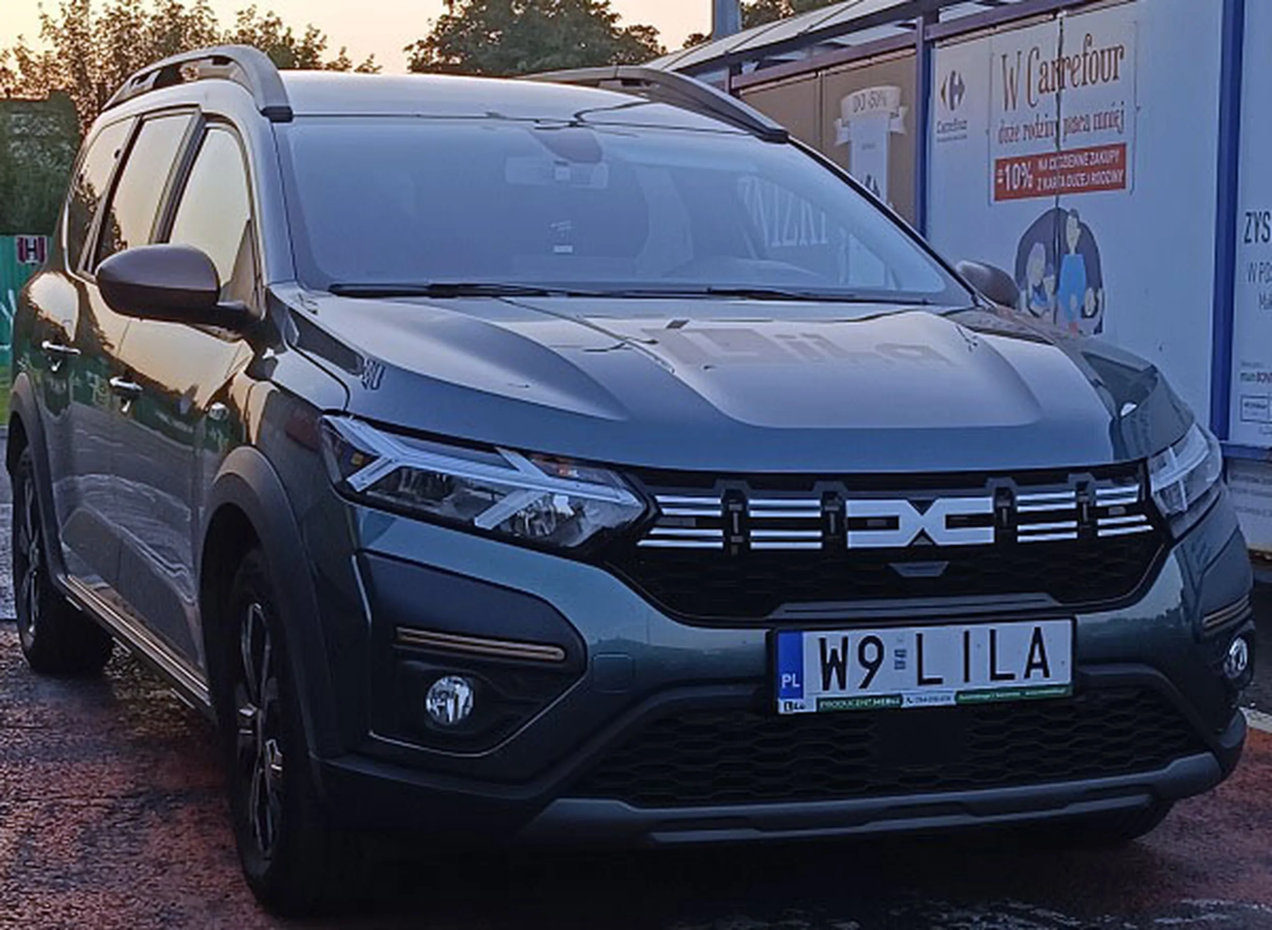 Fajny numer, blacha W9 LILA