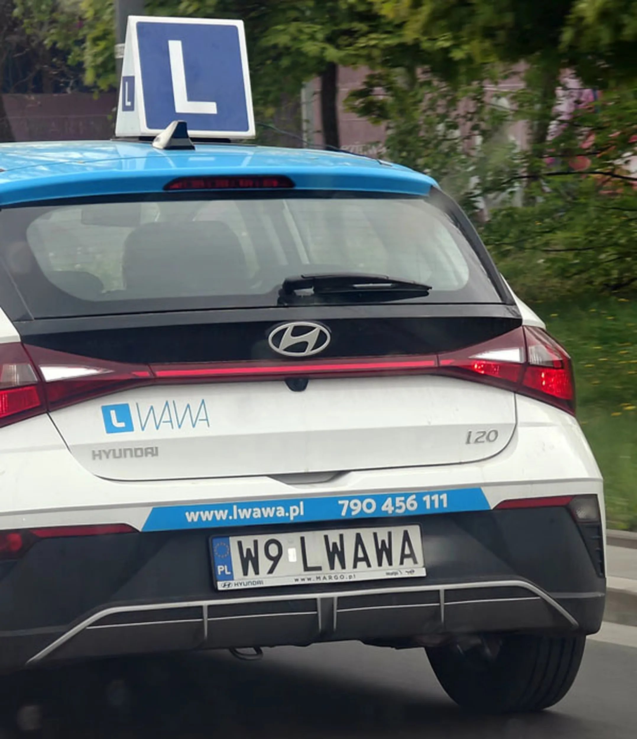 Fajny numer, blacha W9 LWAWA