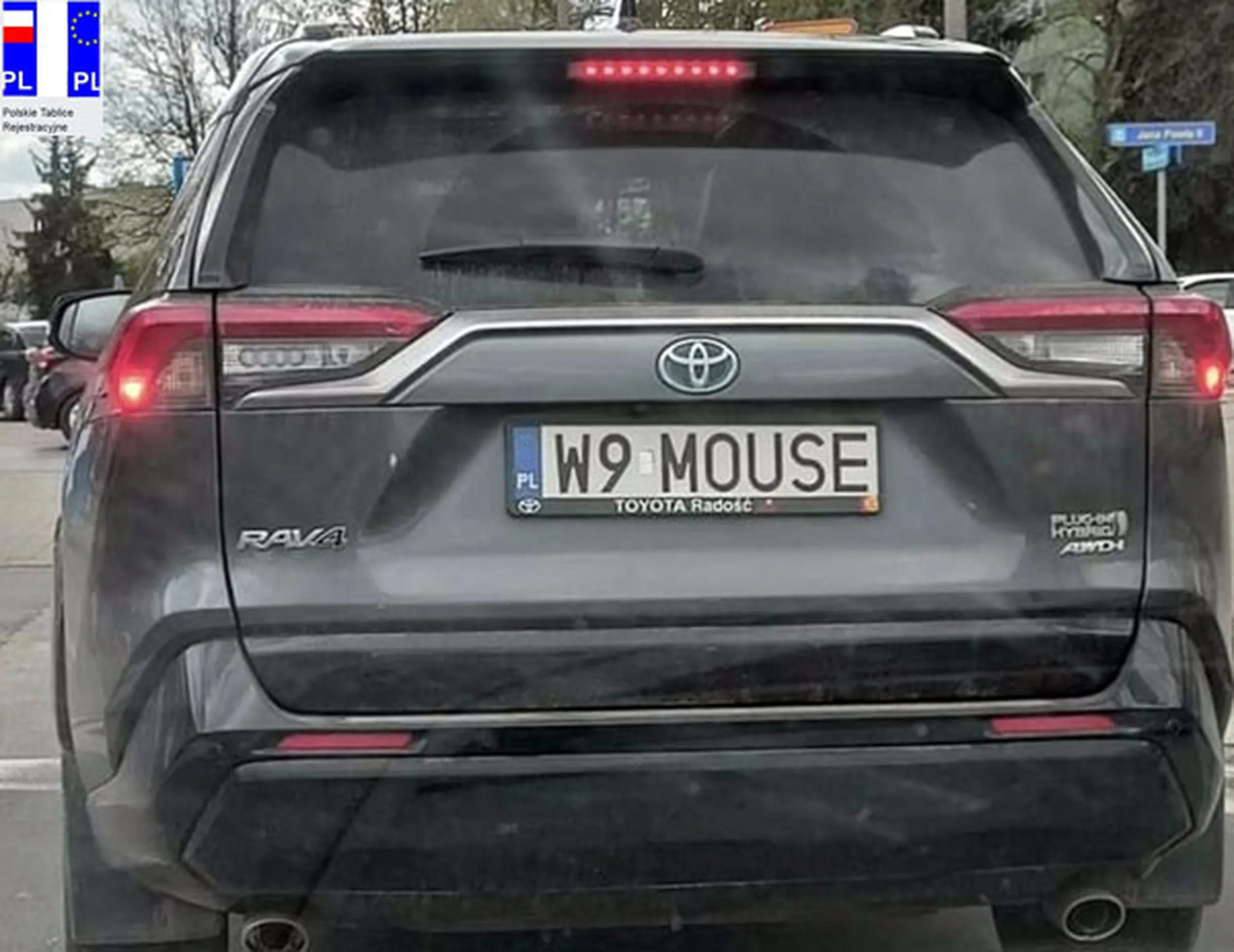 Fajny numer, blacha W9 MOUSE