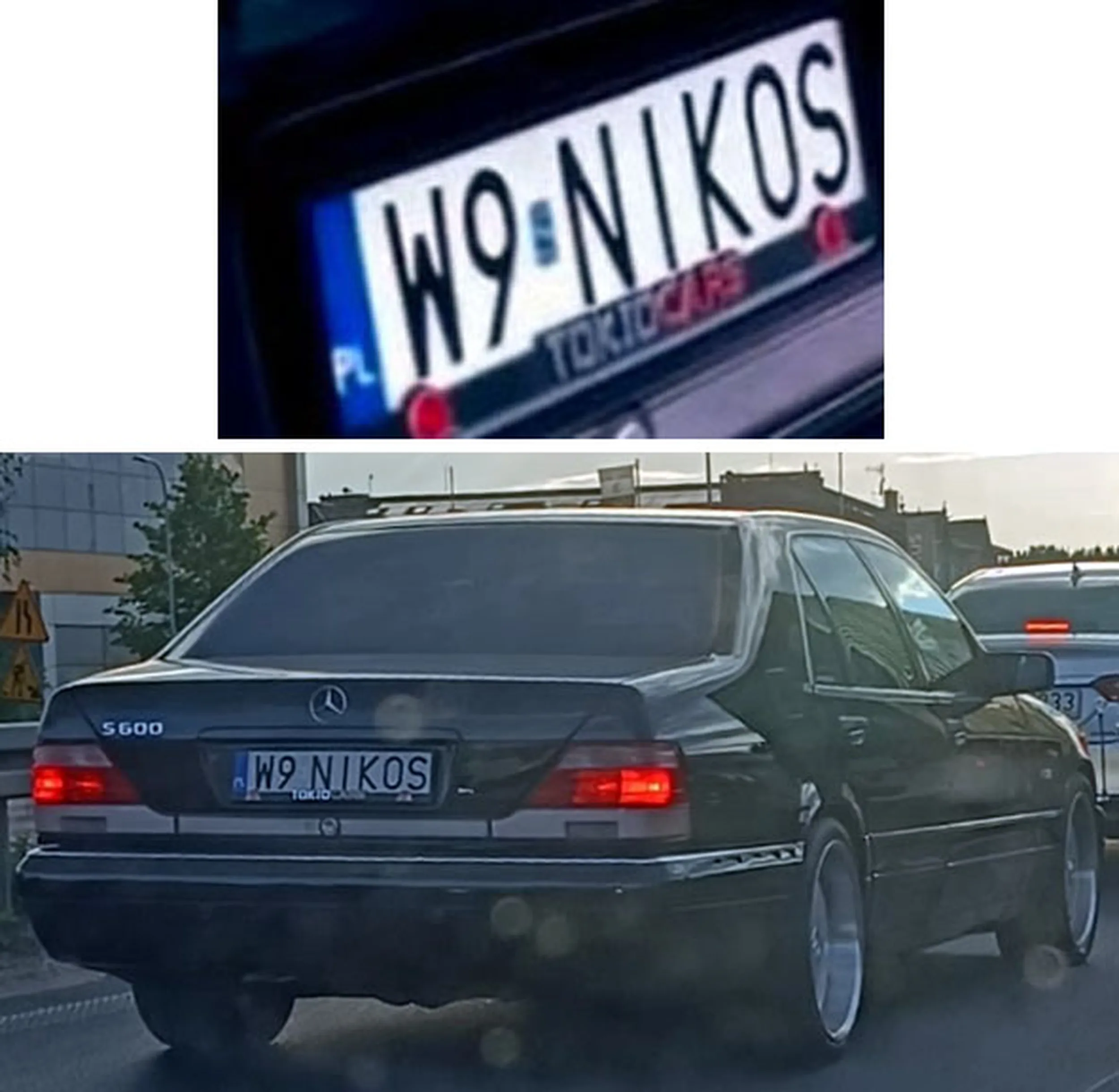 Fajny numer, blacha W9 NIKOS