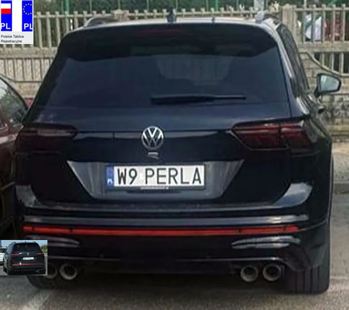 Fajny numer, blacha W9 PERLA