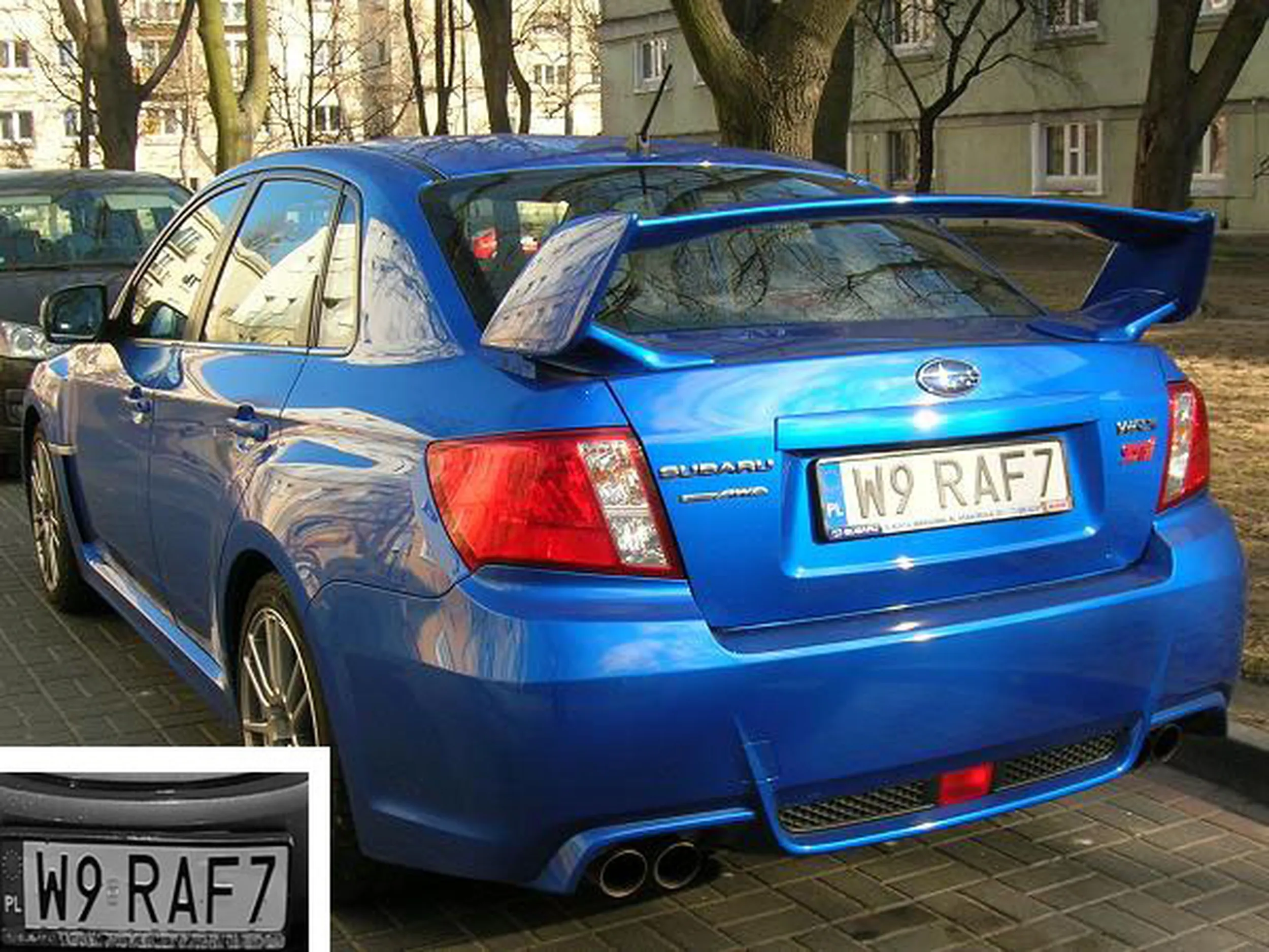 Fajny numer, blacha W9 RAF7