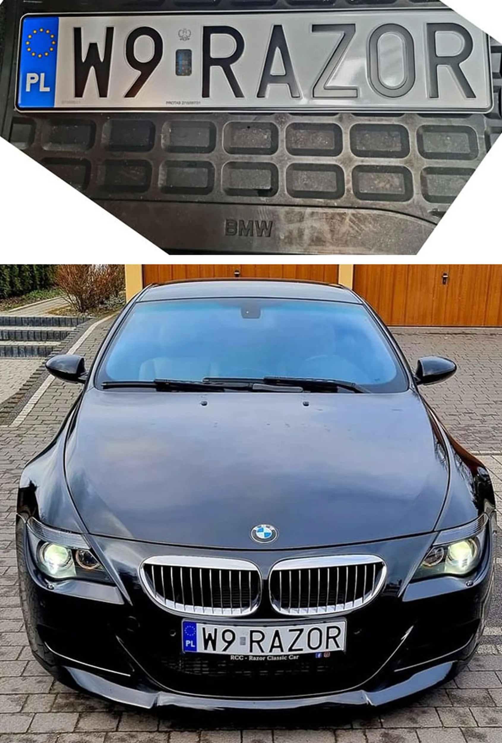 Fajny numer, blacha W9 RAZOR