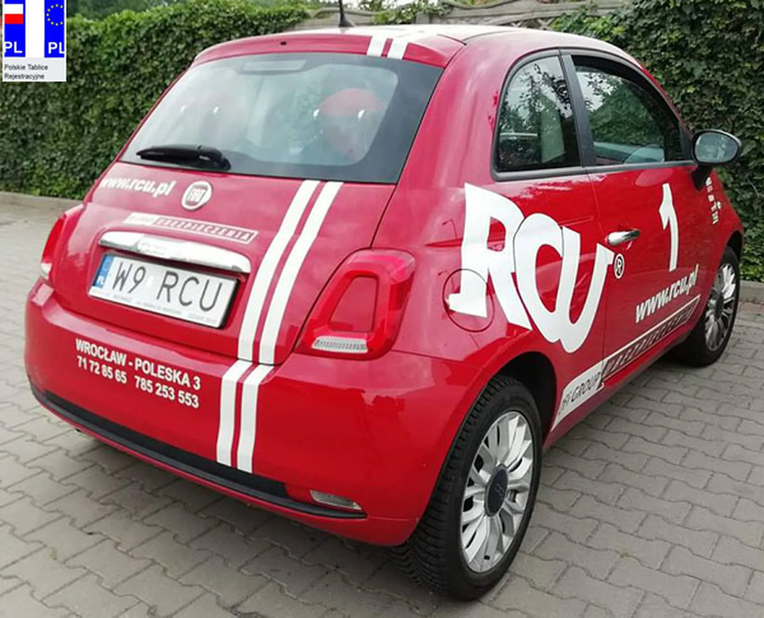 Fajny numer, blacha W9 RCU