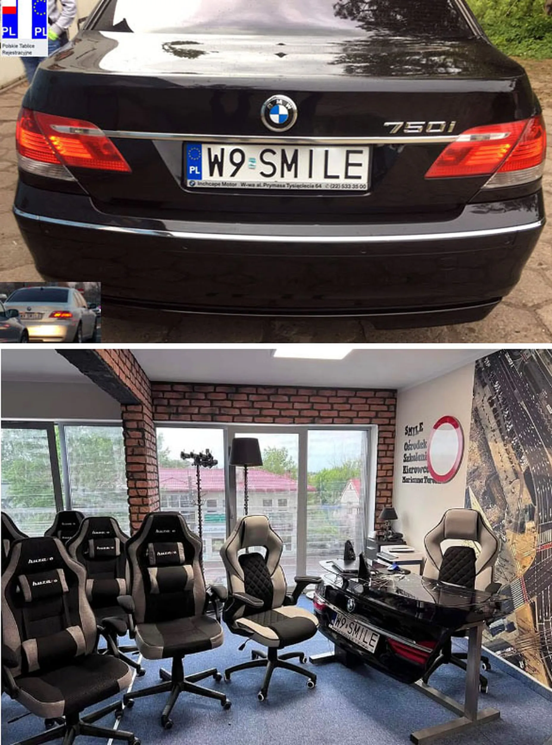 Fajny numer, blacha W9 SMILE